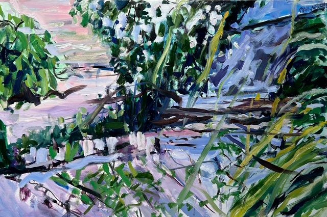 "Changing Light" | oil on canvas | 24 x 36