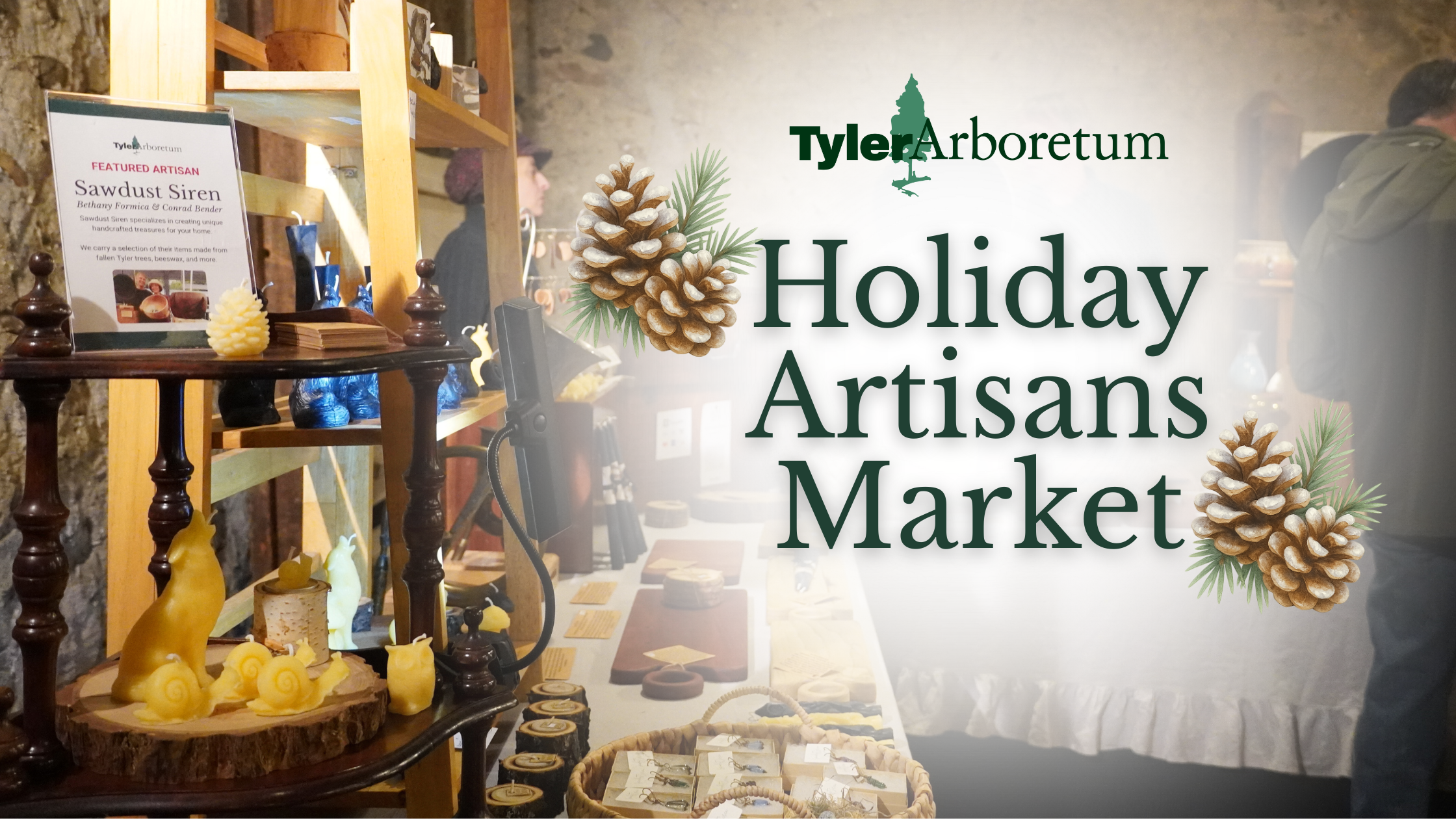 Featured Artist, Tyler Arboretum Holiday Artisans Market