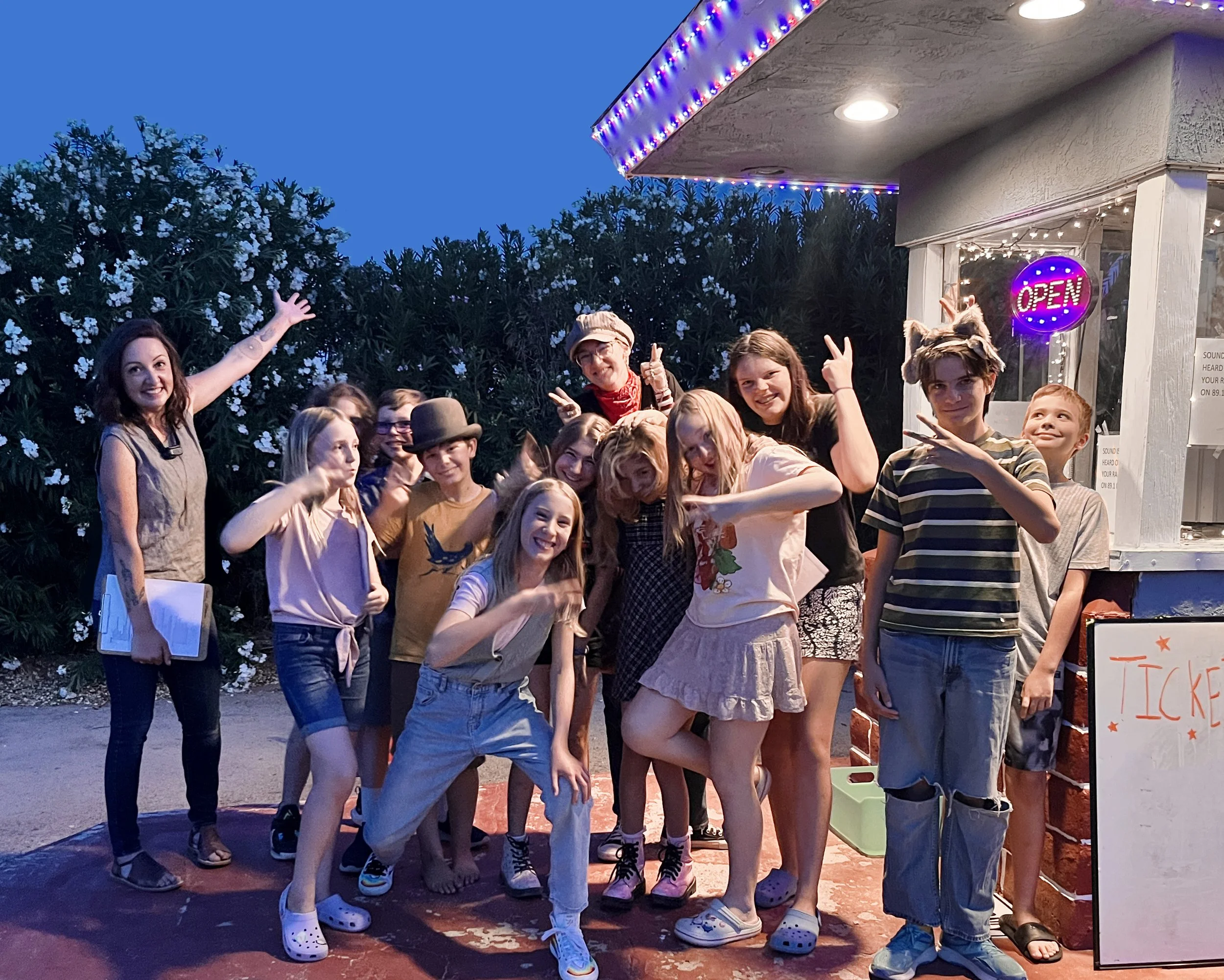 3rd Annual Student Silent Film Festival, held at Smith's Ranch Drive In Theater, 2023.