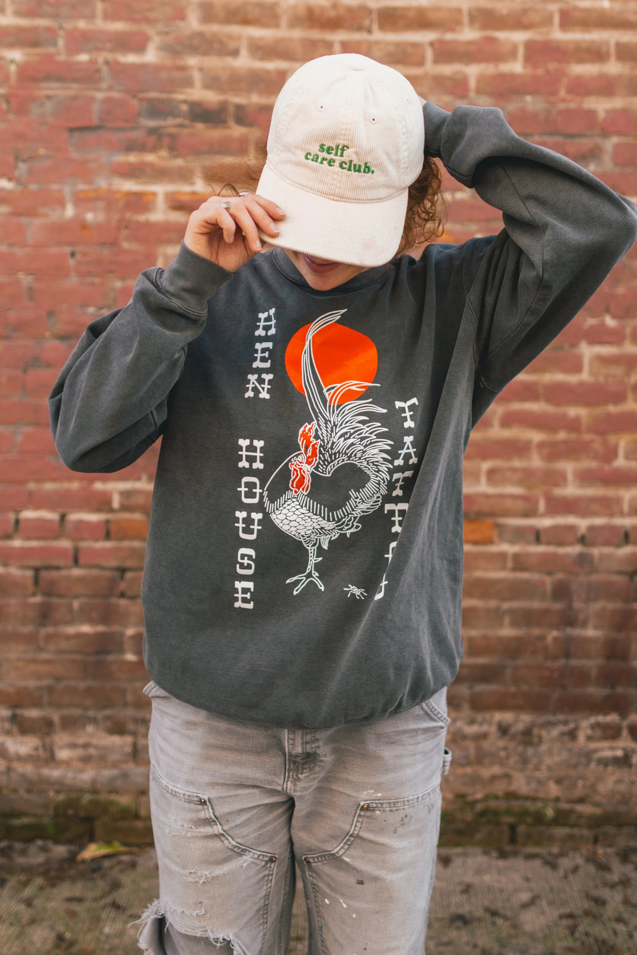 Green HenHouse crewneck