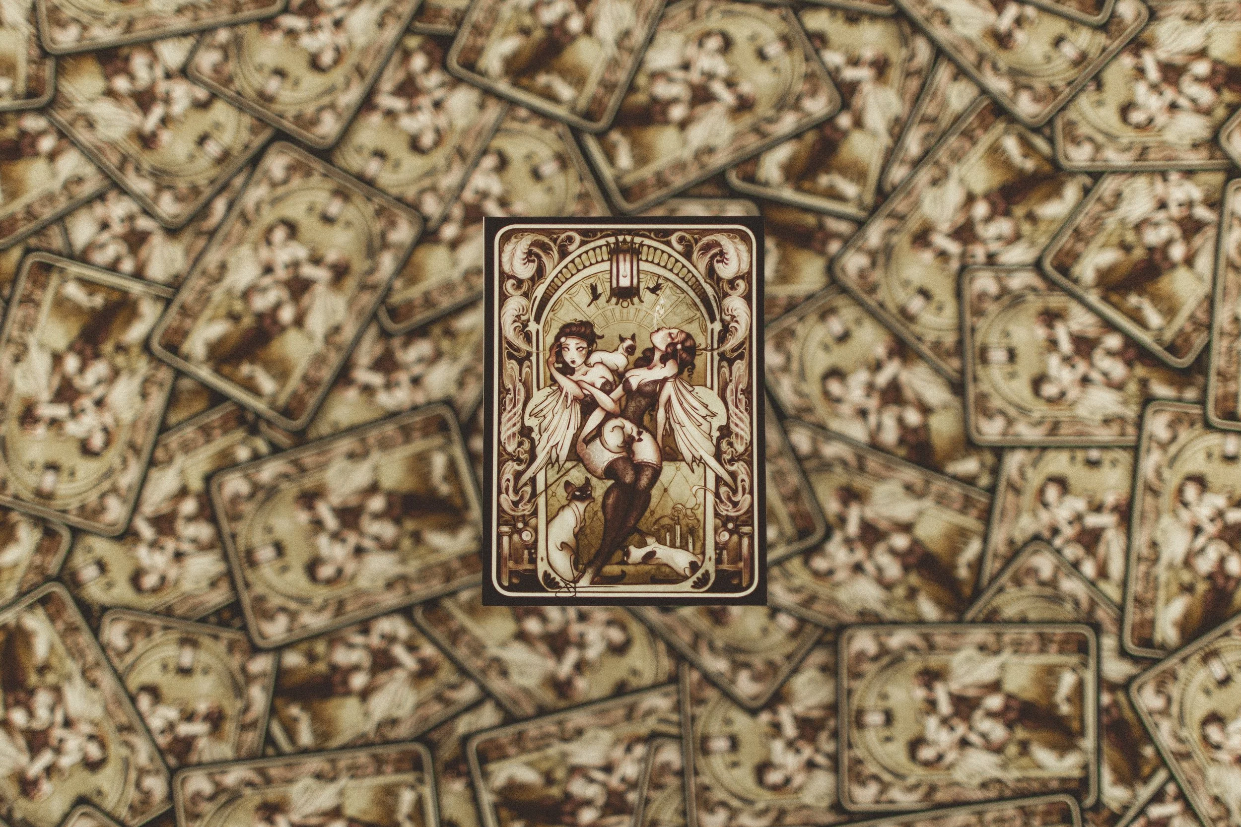 Dave Koenig playing cards