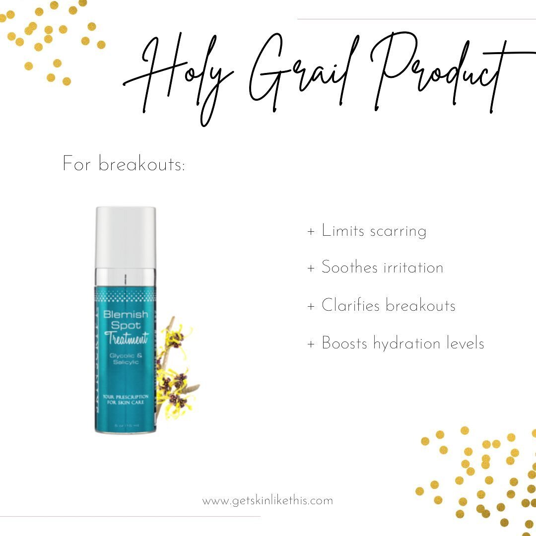 Spot treating is my secret weapon against blemishes. Whenever I see a random pimple, I use a little spot treatment to help it dissolve the sebum that causes breakouts. 

This is a &ldquo;Holy Grail Product&rdquo; because it has glycolic acid, salicyl