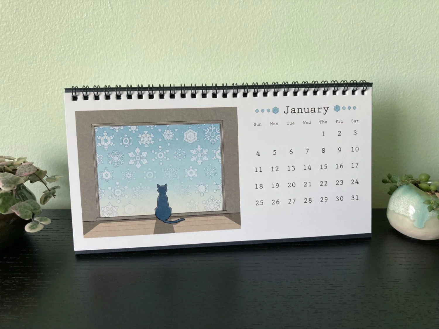 Cats in Surreal Worlds - Desk Calendar