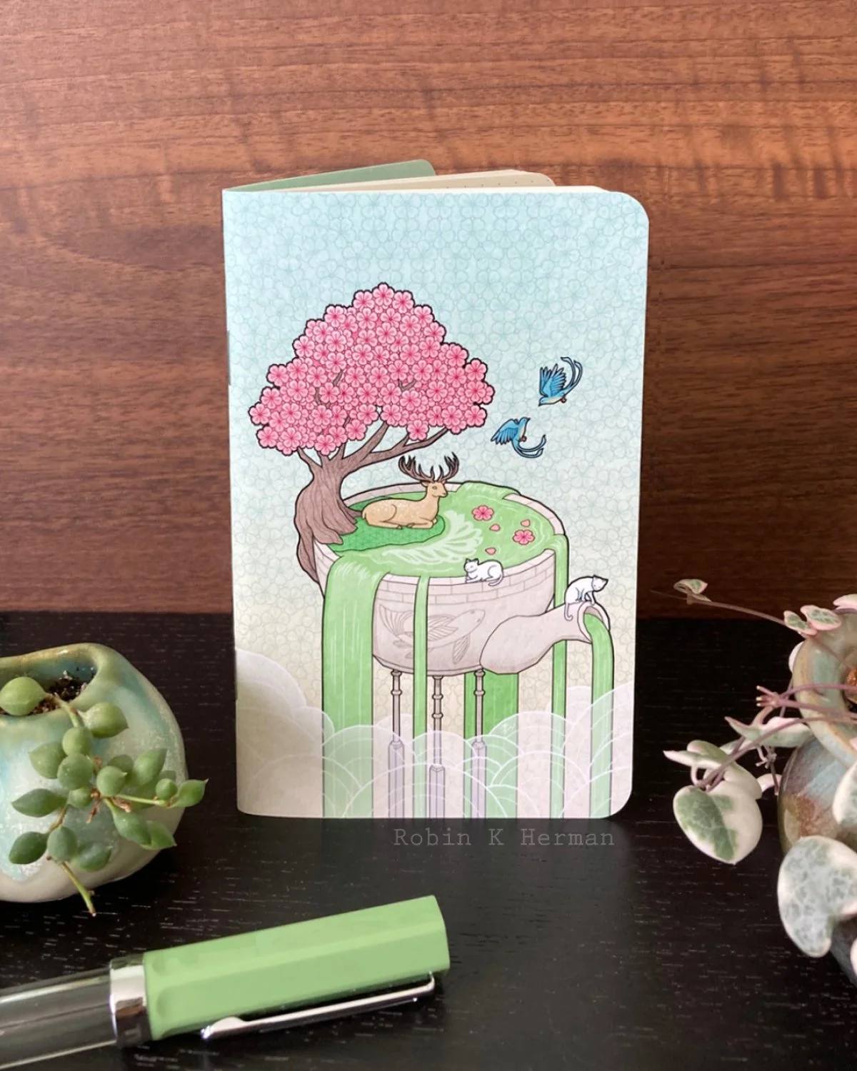 Sakura Matcha Latte Notebook