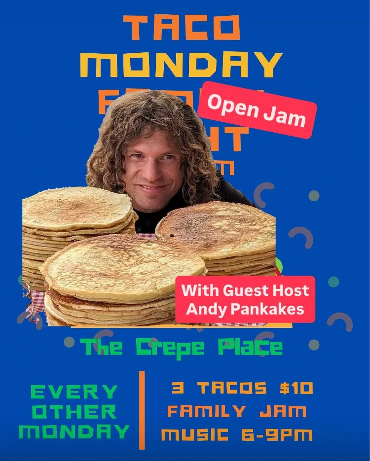 TACO NIGHT AND FAMILY JAM, MONDAY SEPTEMBER 15 FROM 7 TO 10PM
