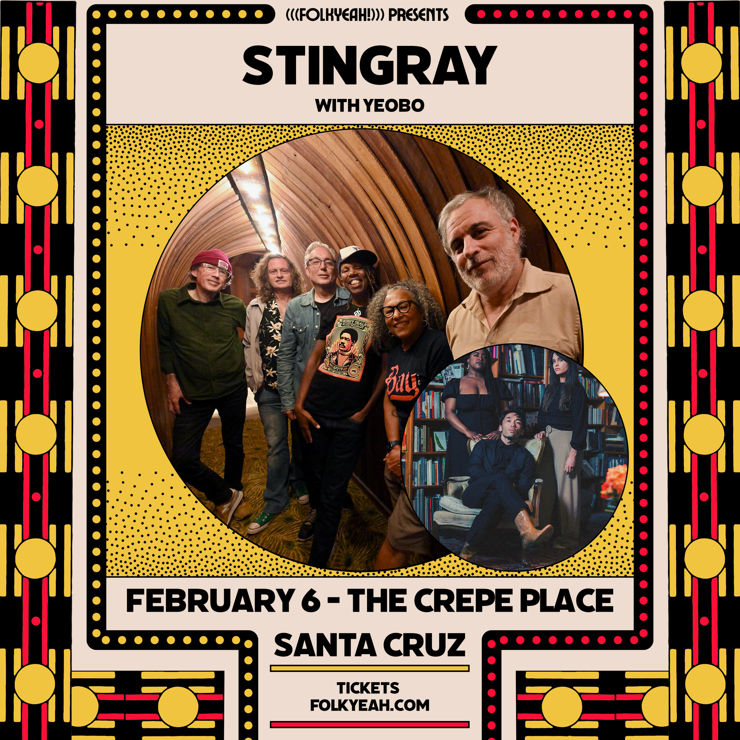 (((folkYEAH))) Presents: STINGRAY, YEOBO, FRIDAY FEBRUARY 6 @8PM, $20adv, $25door