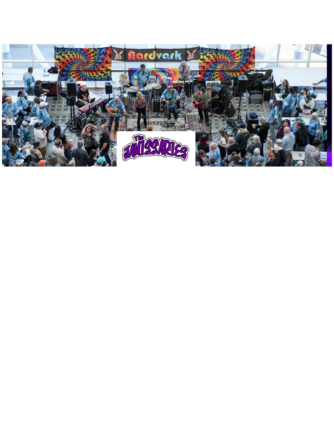 AARDVARK and THE JAMISSARIES, SATURDAY JANUARY 24 FROM 3:30 TO 7:30PM, ON THE GARDEN STAGE, FREE SHOW!