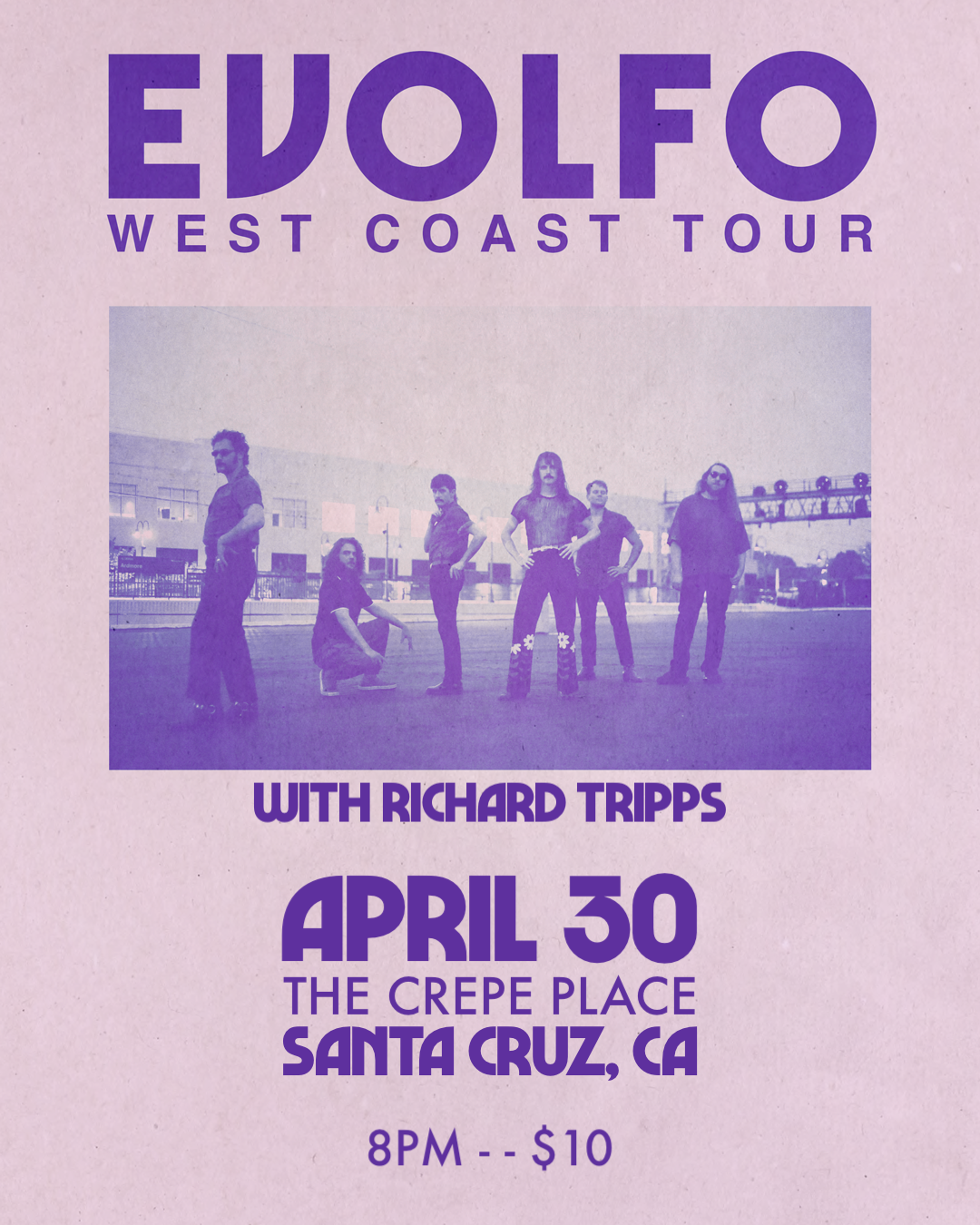 EVOLFO, RICHARD TRIPPS, THE OOO-MAUS, THURSDAY APRIL 30 @8PM, $10