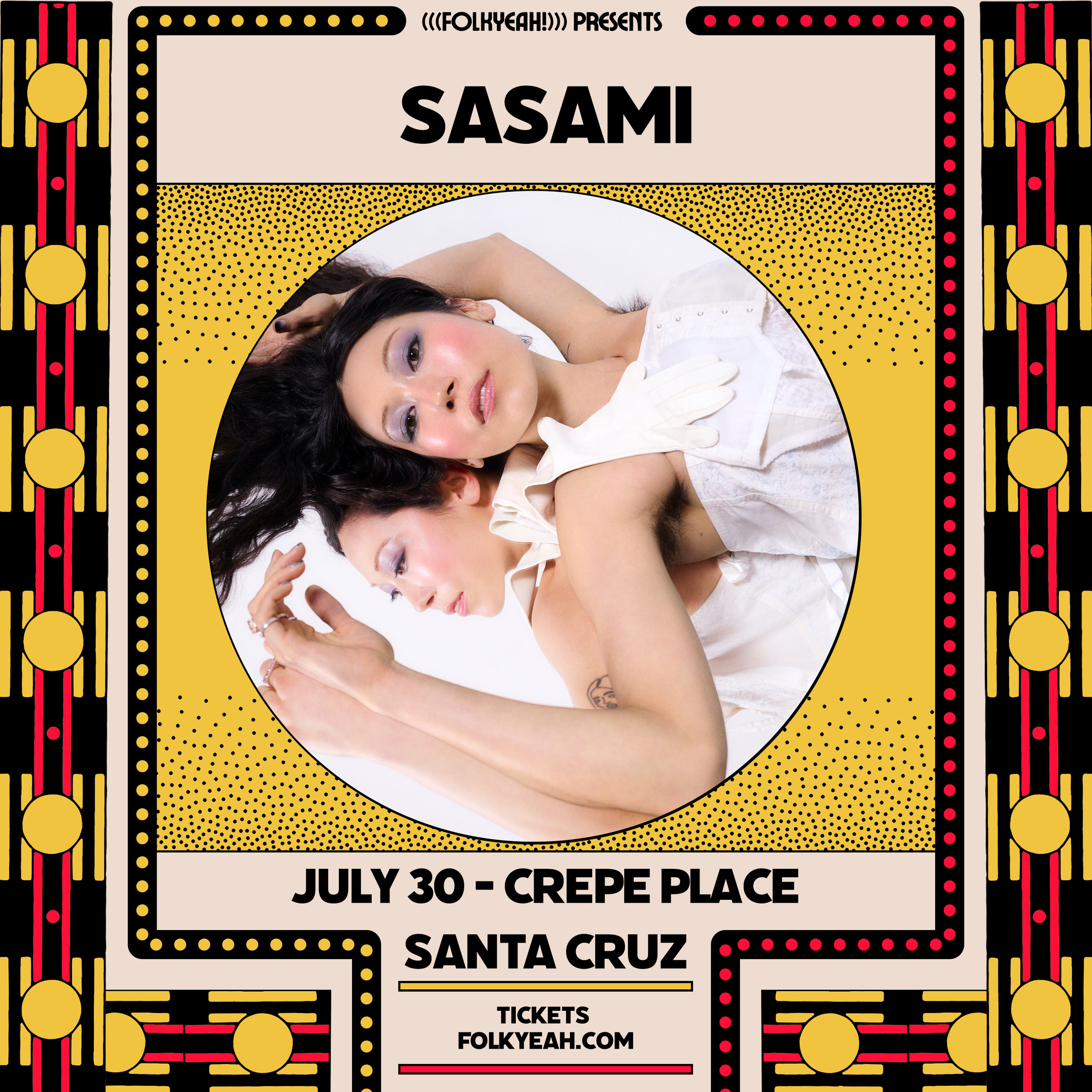 (((folkYEAH))) PRESENTS: SASAMI On the Garden Stage, THURSDAY JULY 30 @7PM, $20adv, $26door