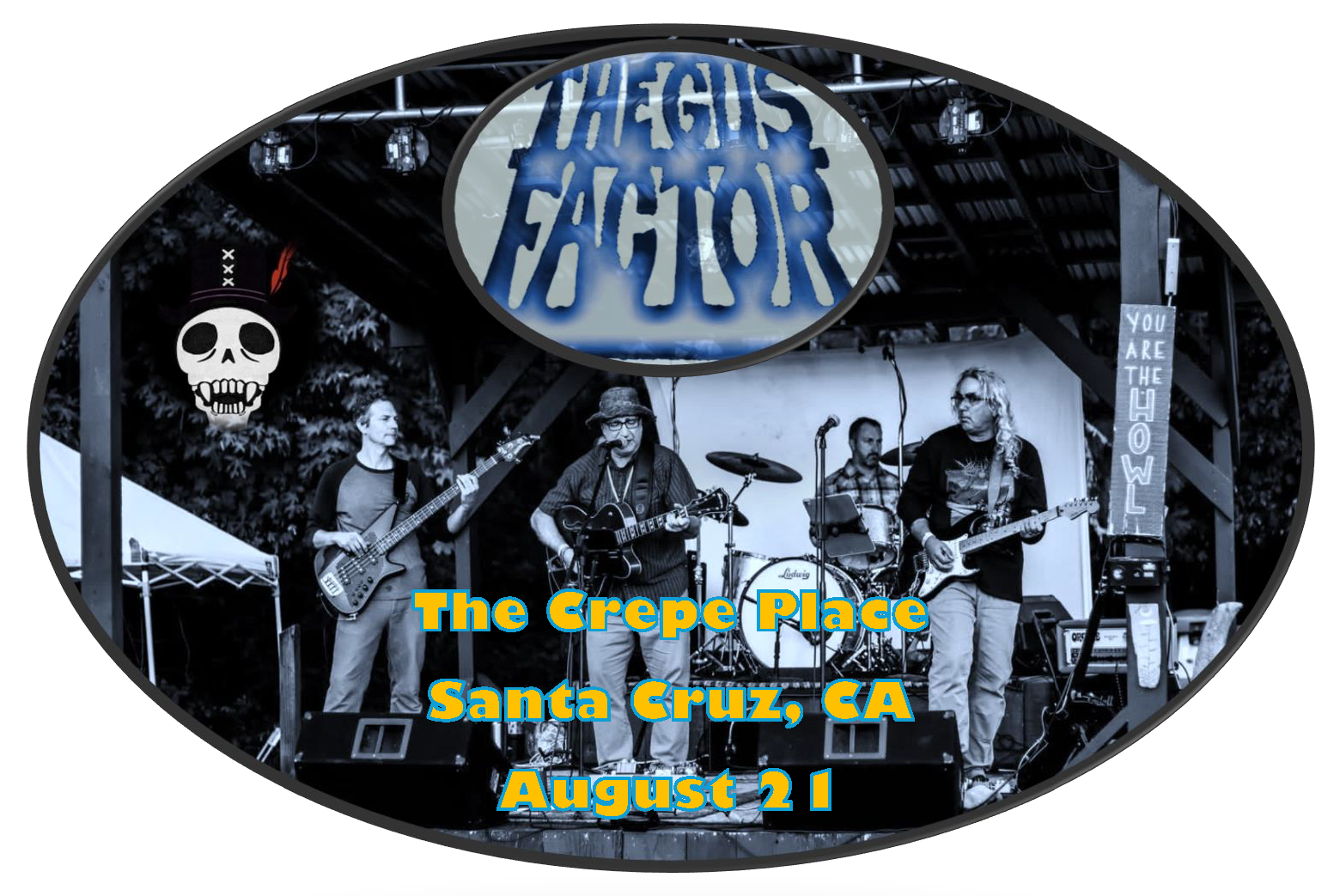THE GUS FACTOR, FRIDAY AUGUST 21 @8PM, $10