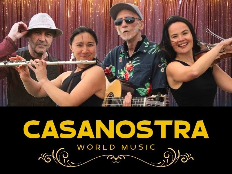 CASANOSTRA, SATURDAY OCTOBER 24 FROM 5:30 TO 7:30PM, ON THE GARDEN STAGE, FREE SHOW!