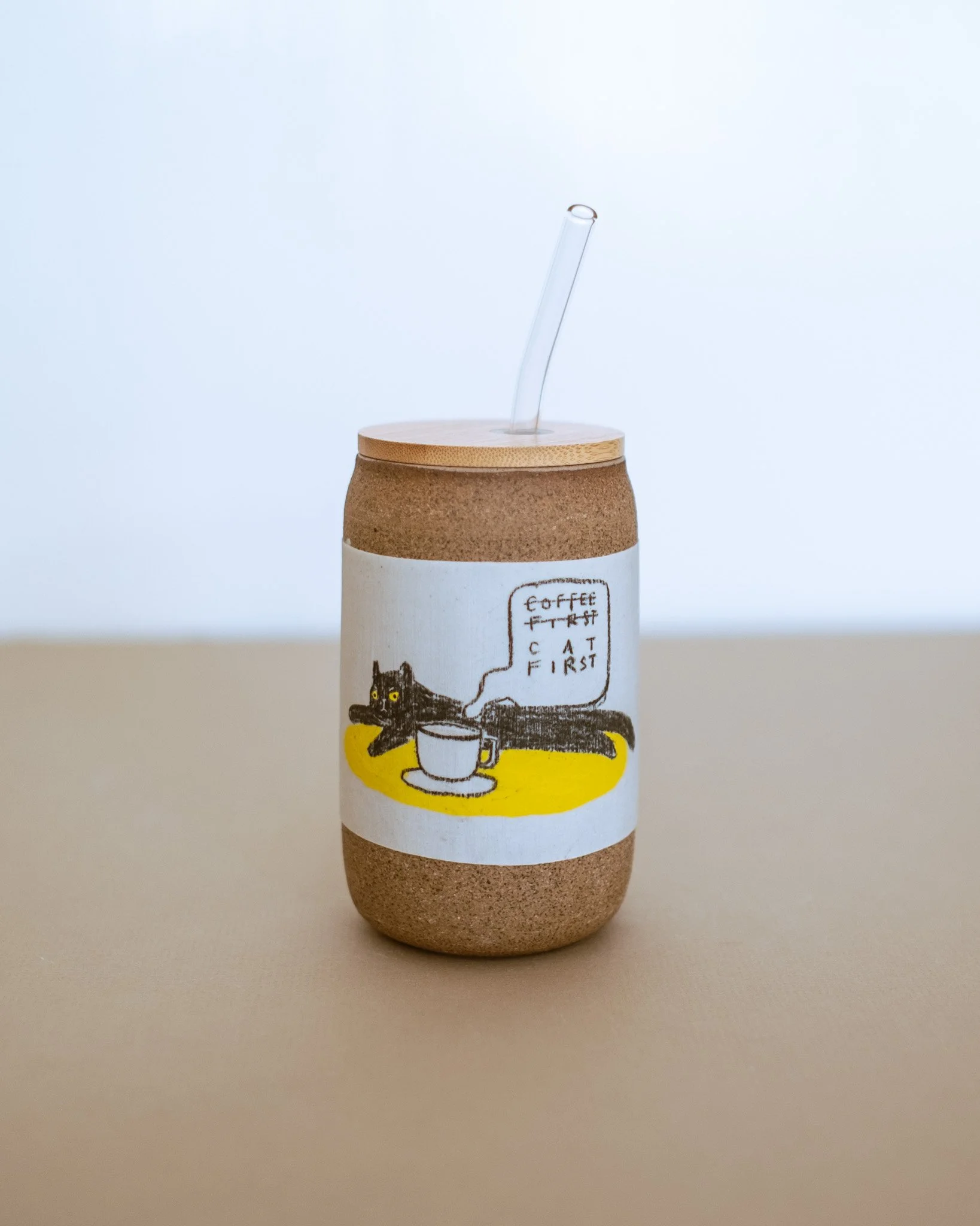 Cat Togo "Can" _ Cat first, coffee first