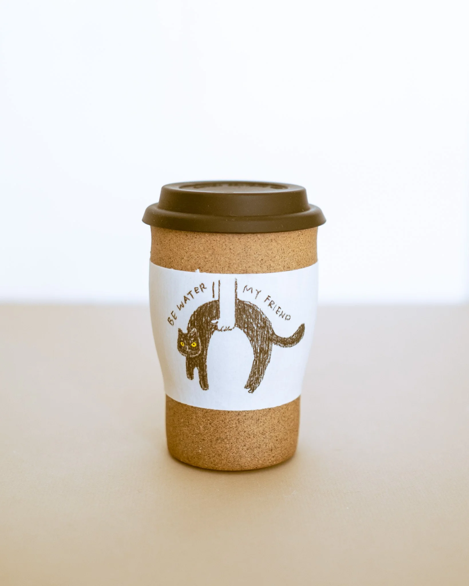 Cat Togo Cup _ Be water my friend 1