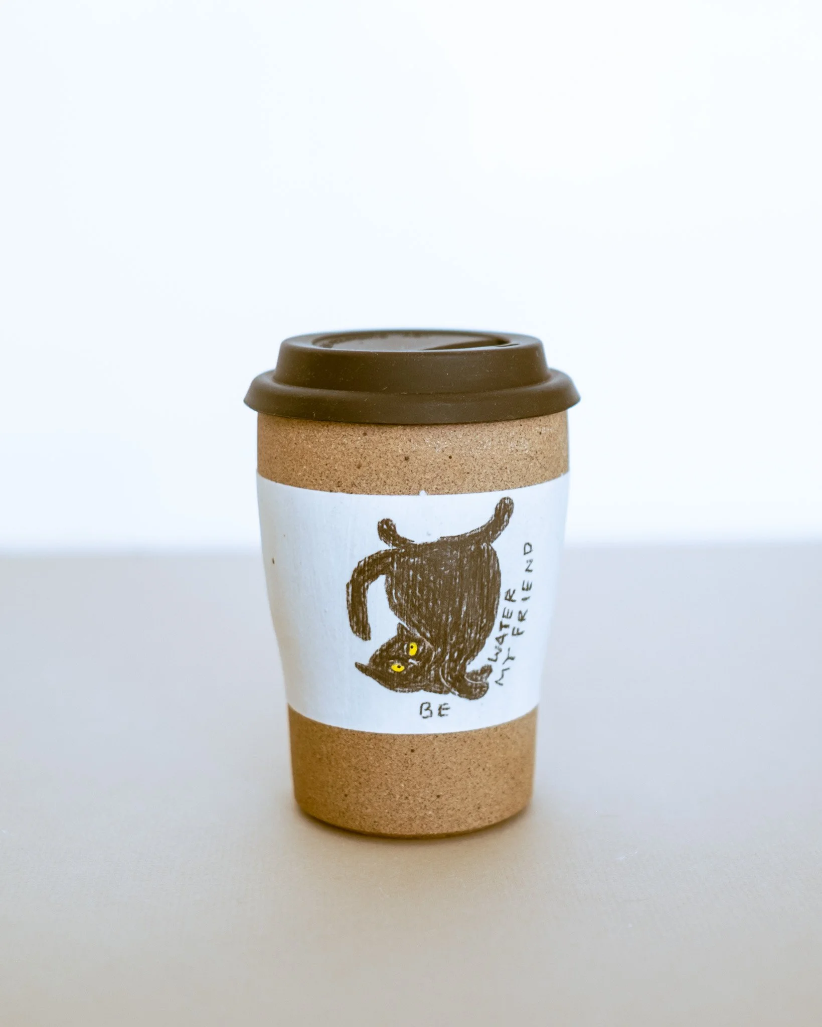 Cat Togo Cup _ Be water my friend