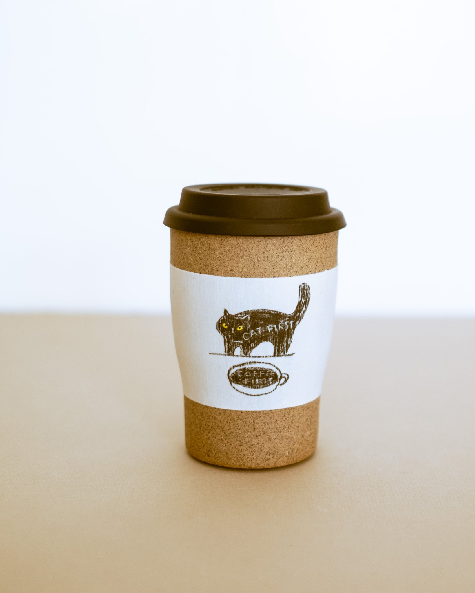 Cat Togo Cup _ Cat first, coffee first