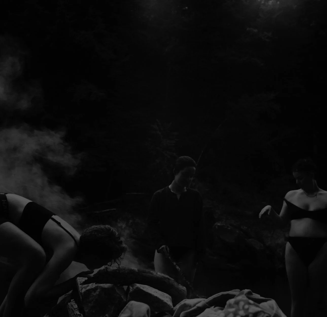 Tending to the fire