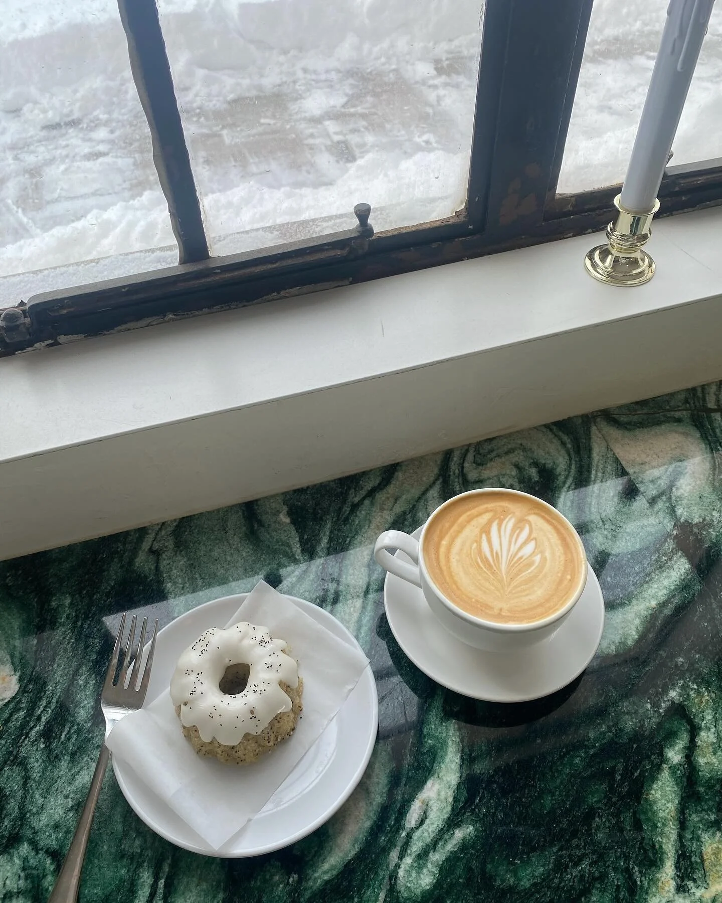 Simple winter moments. Not pictured&mdash;book of choice, another coffee, and seasonal depression. I don&rsquo;t know why but January seems like a fine month to lose yourself in a good book and blast &ldquo;Vienna&rdquo; by Billy Joel.