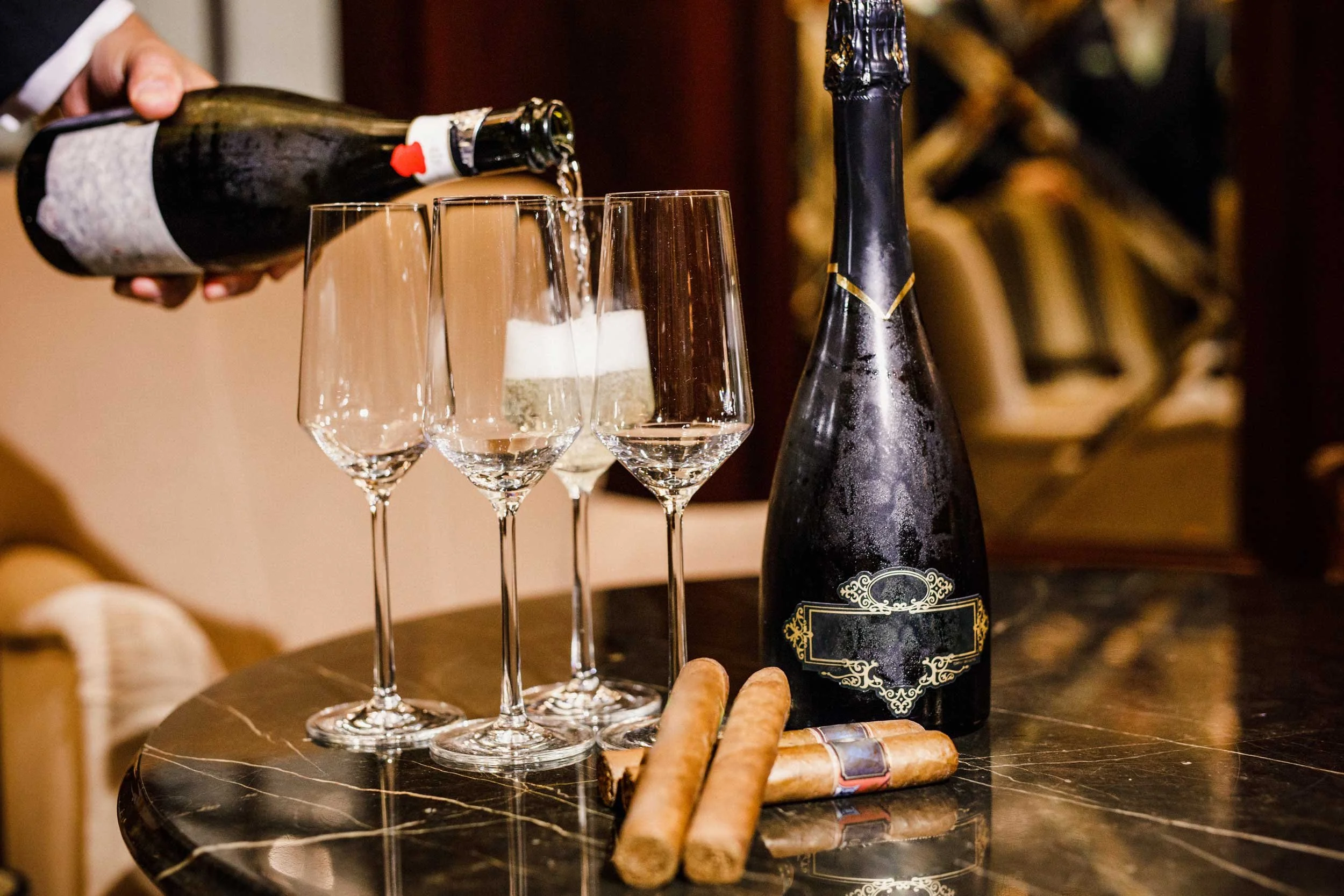 Cigar Pairings with Champagne