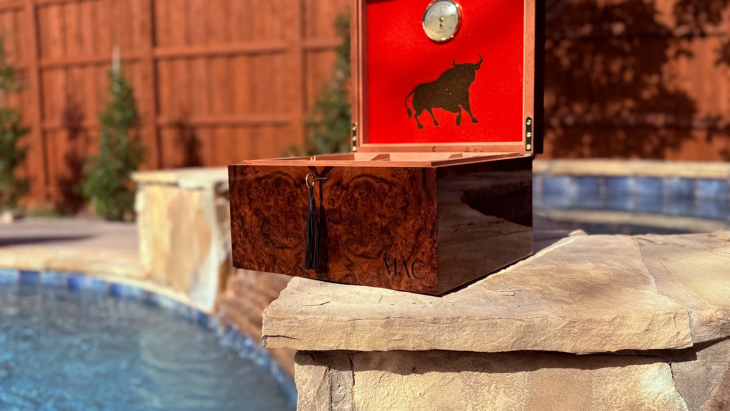 centient-luxury-walnut-burl-humidor-initials-open-lid-bull-silhouette.jpg