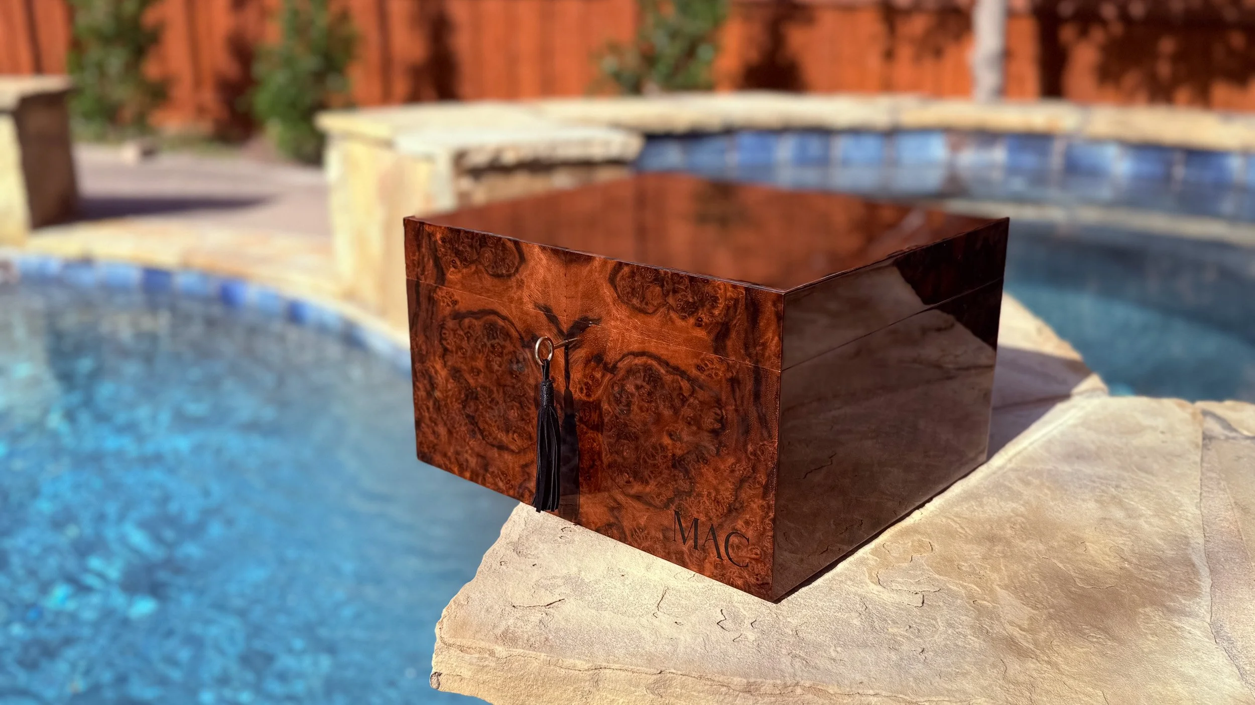 The Toro — Mirror Edition in polished walnut burl