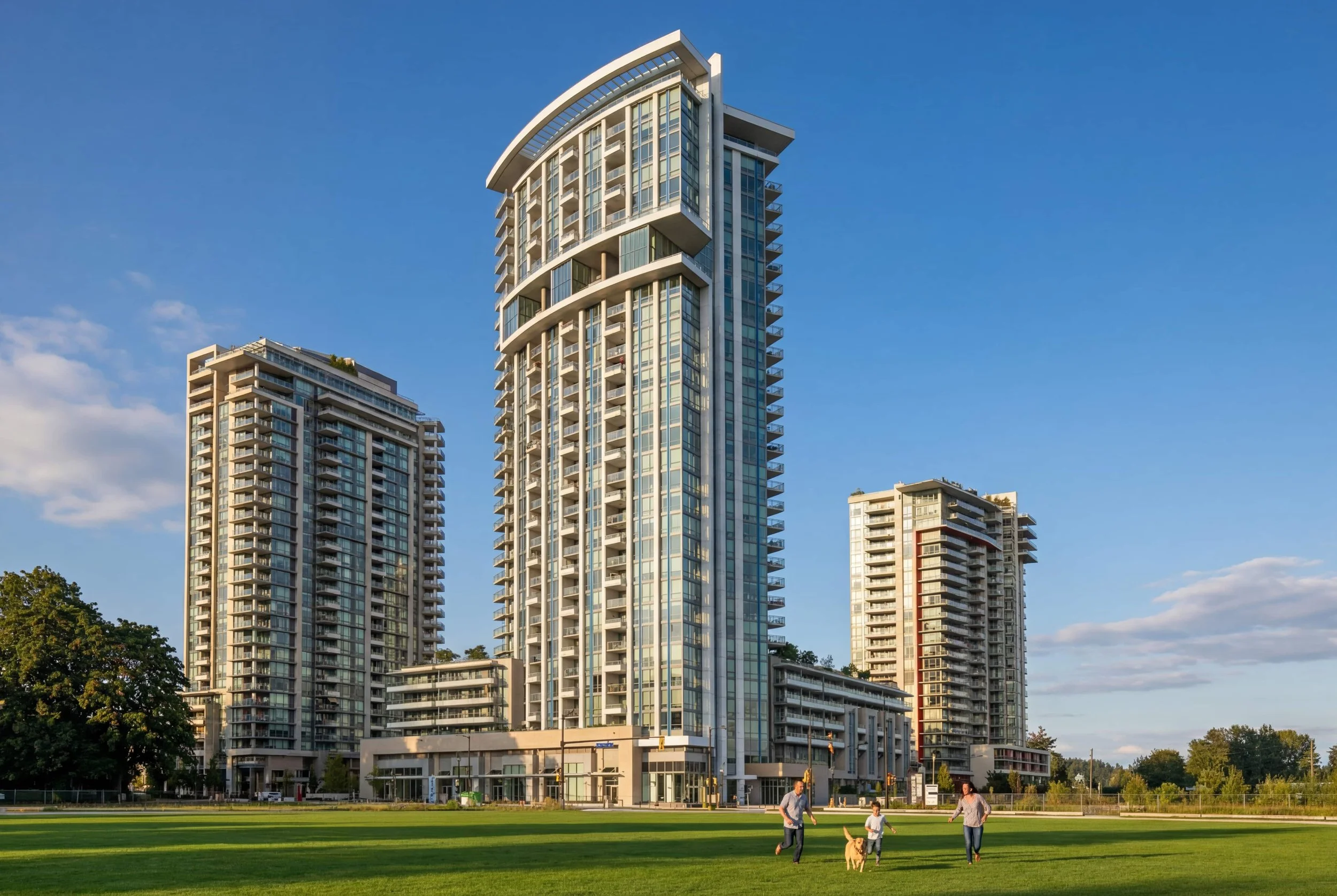 exterior photography for devleoper and designer of a north vancouver high rise