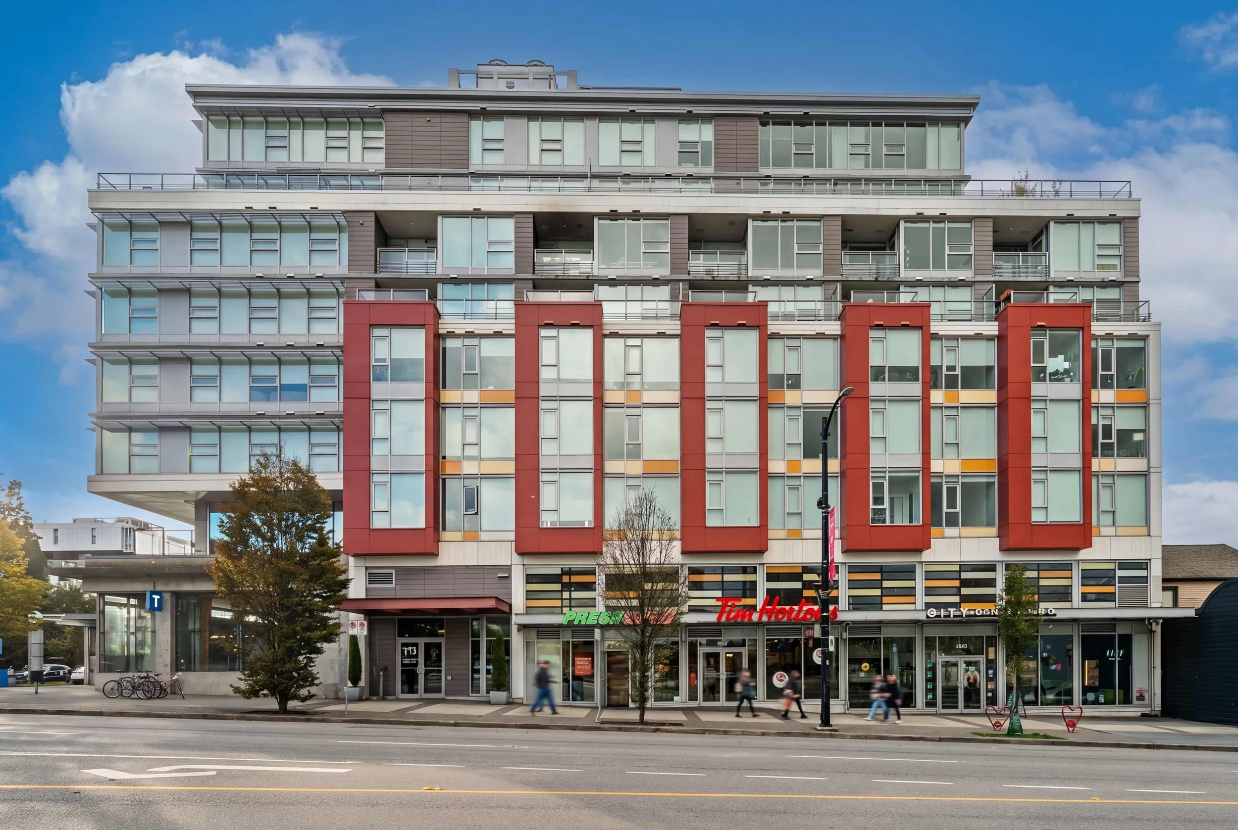 extrerior photography from a new development in vancouver