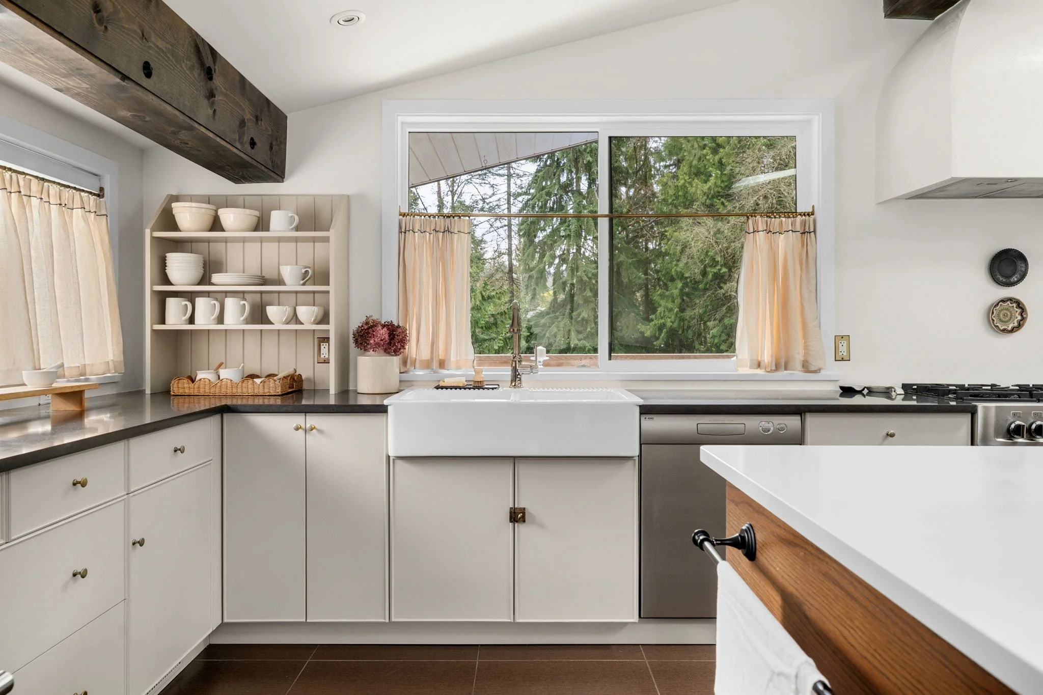 Interior photography of modern living room in Vancouver with natural light and minimalist design by Vp Visuals