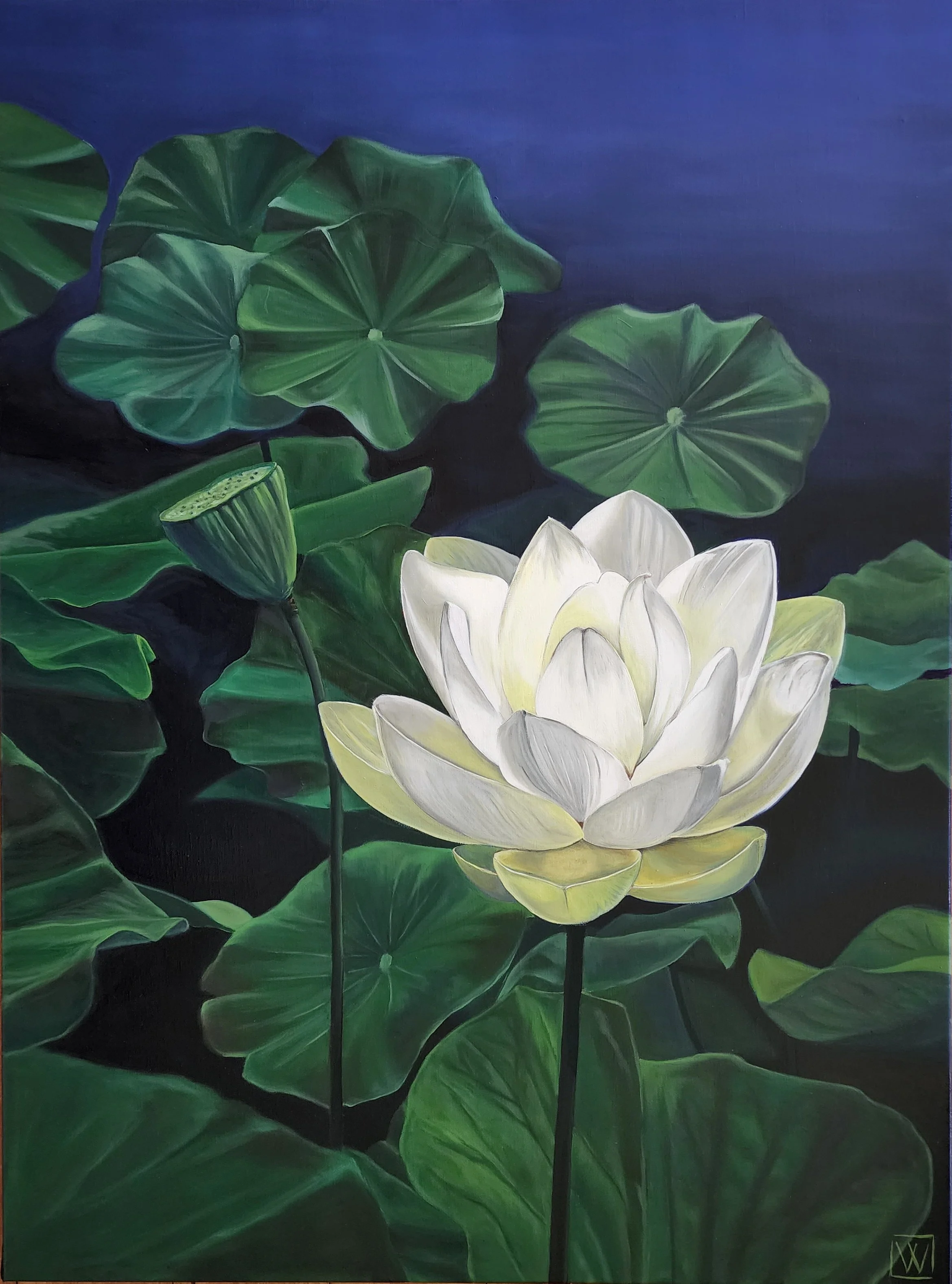 'Lotus'
30"x40" oil on linen
Sold