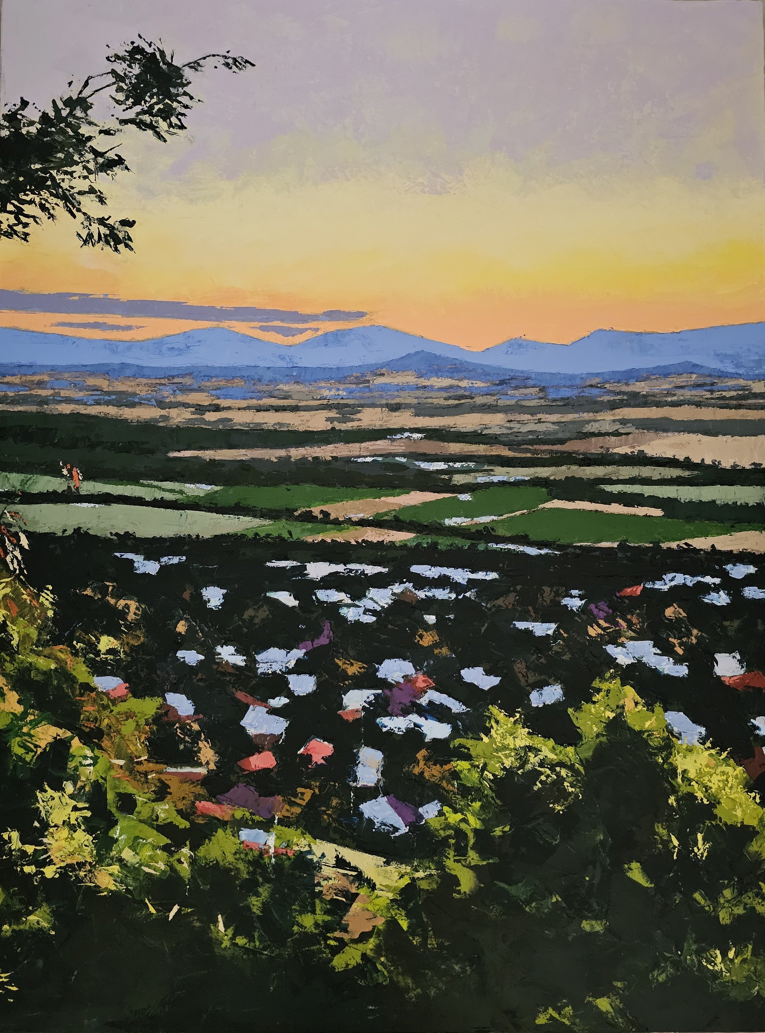 Oxley Scenic Lookout II
49"x36" oil and wax on wood
Available