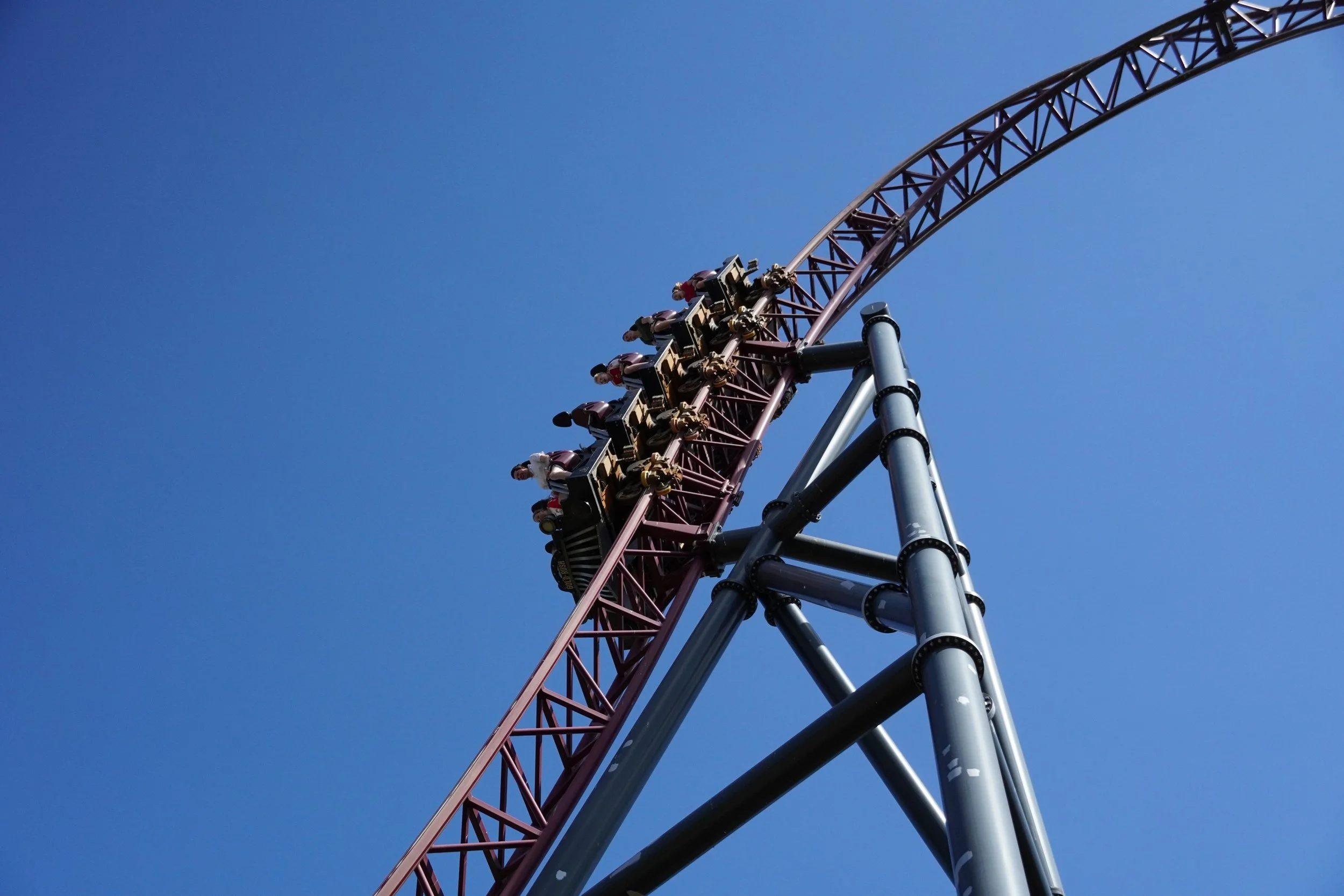 Gold Rush Gerstlauer Roller Coaster in Slagharen on a Coaster Breaks Theme Park Tour in the Netherlands