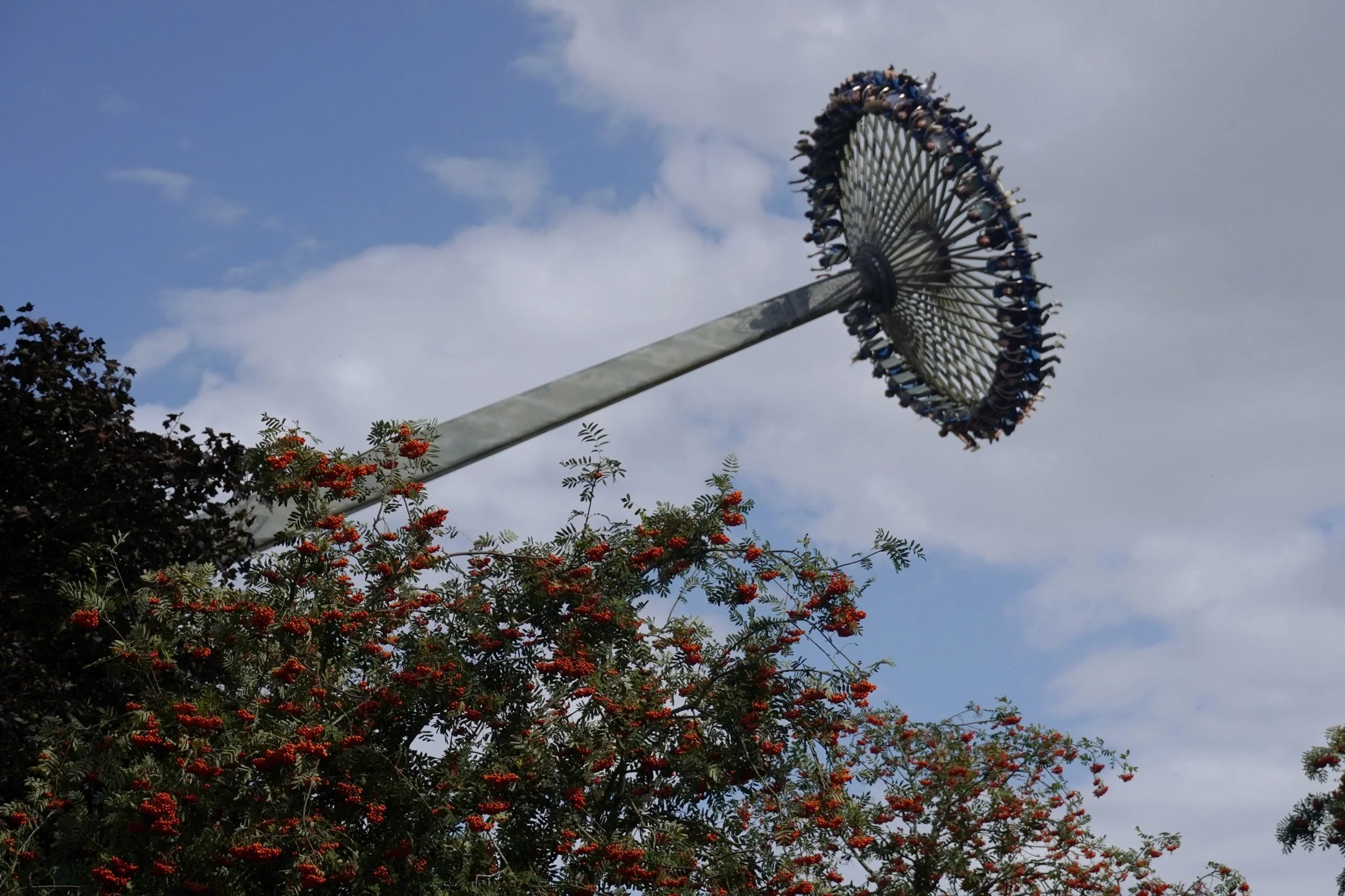 Tigeren Intamin Pendulum ride at Djurs Sommerland Theme Park in Denmark on a Coaster Breaks Scandinavian tour