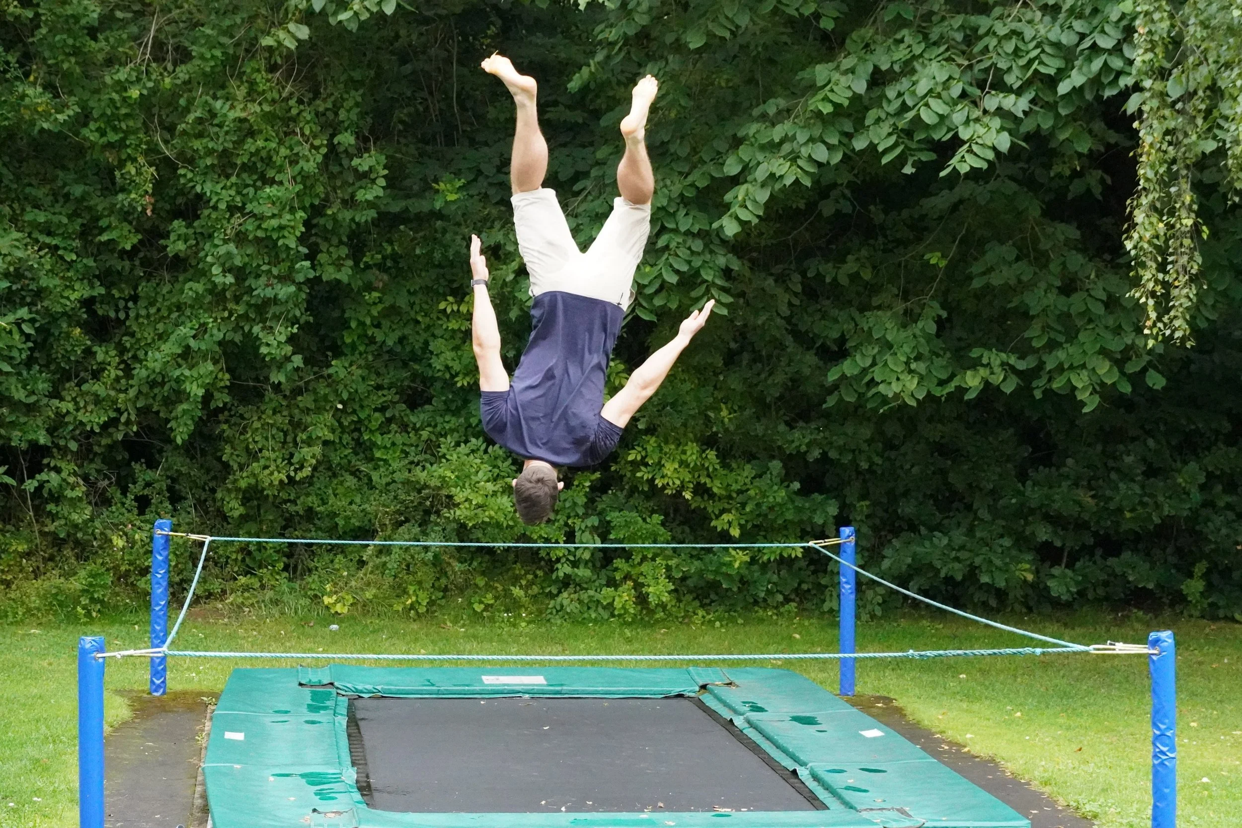 Trampoline Attraction Ride at Djurs Sommerland Theme Park in Denmark on a Coaster Breaks Scandinavian tour