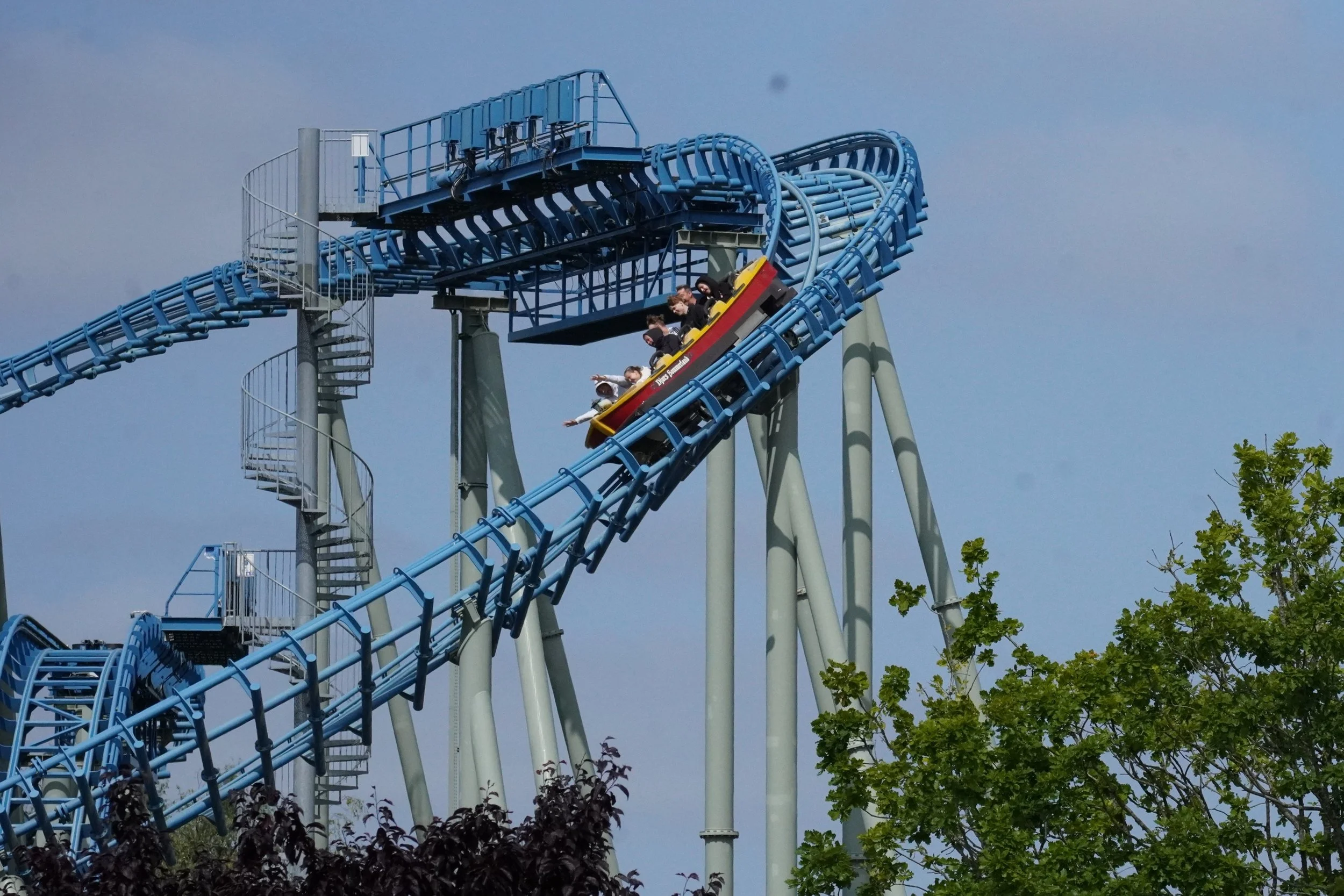 Mack Rides Water Coaster at Djurs Sommerland Theme Park in Denmark on a Coaster Breaks Scandinavian tour