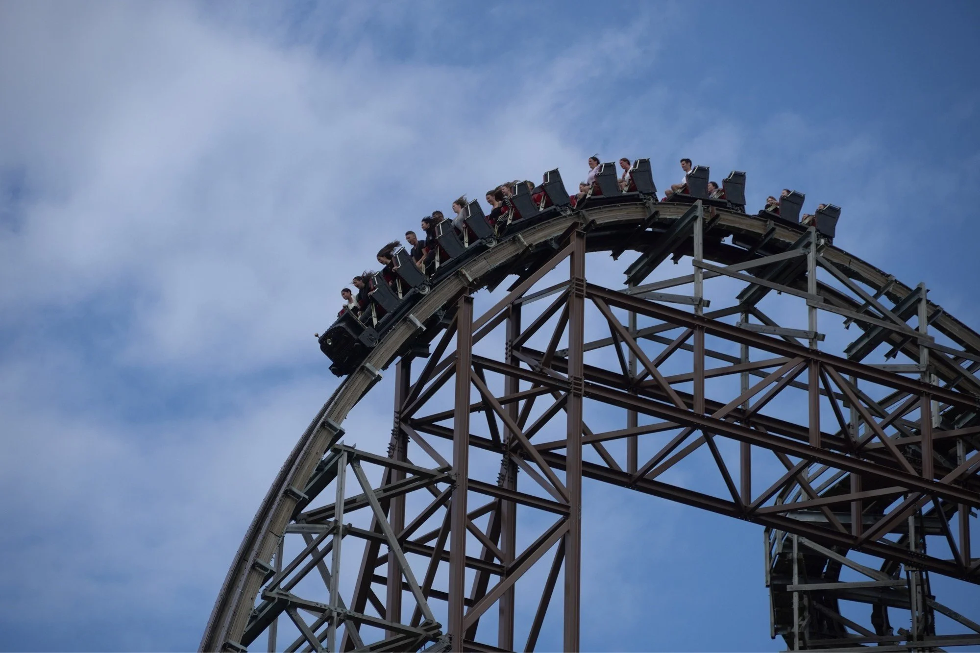 Wildfire Rocky Mountain Construction RMC Roller Coaster at Kolmården in Sweden on a Coaster Breaks Scandinavia and Germany Theme Park Tour