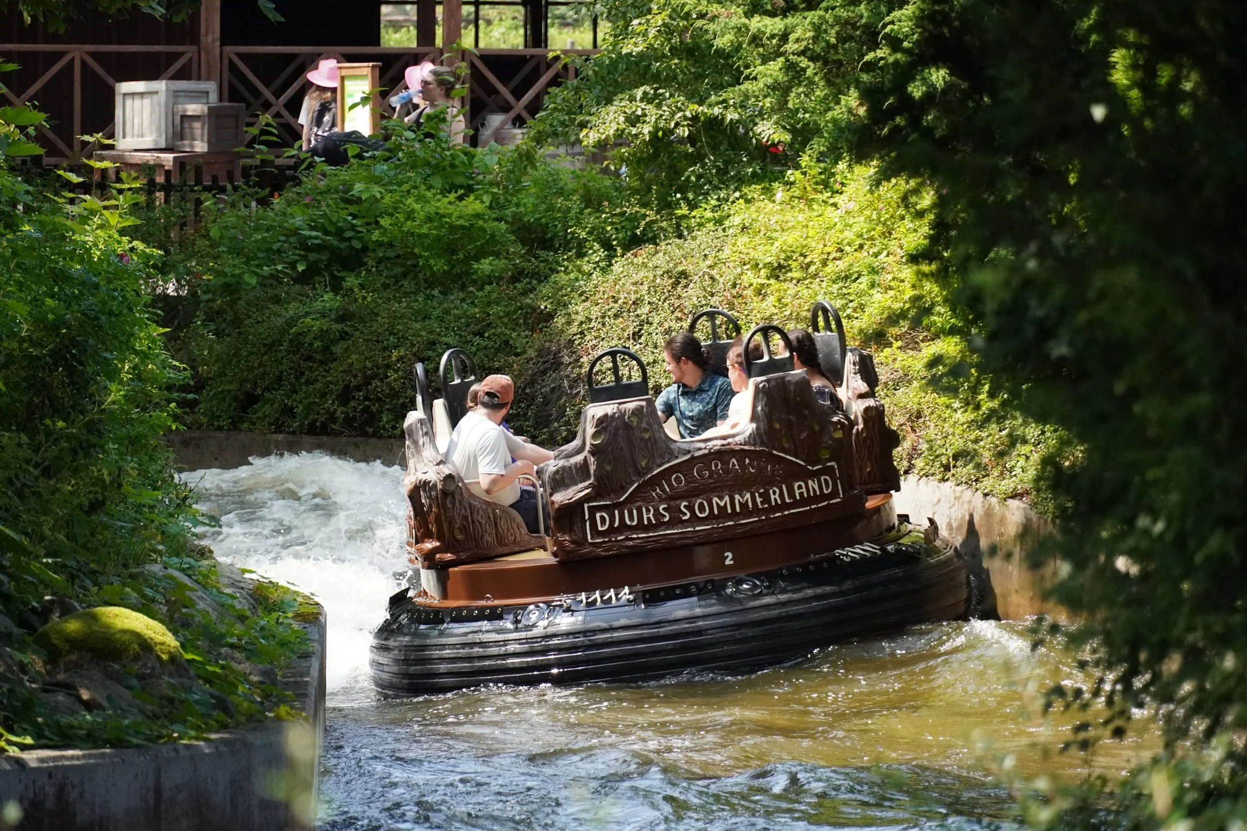 Rapid Rio Grande Rafting Water Ride at Djurs Sommerland Theme Park in Denmark on a Coaster Breaks Scandinavian tour