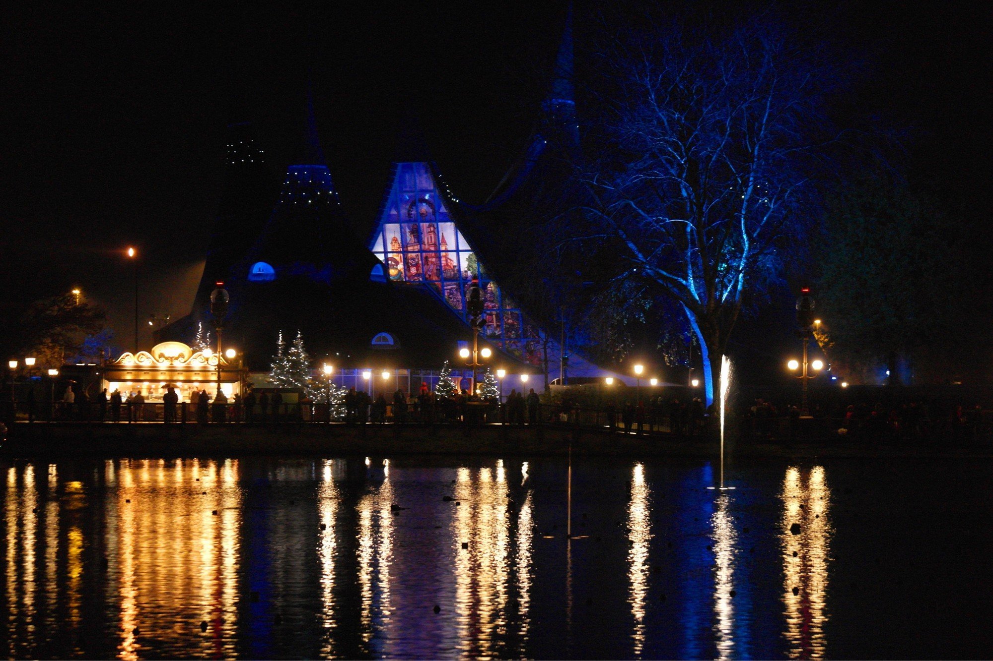 House of the Five Sense at Efteling with Aquanura on a Winter Christmas Theme Park Tour and Holiday with Coaster Breaks