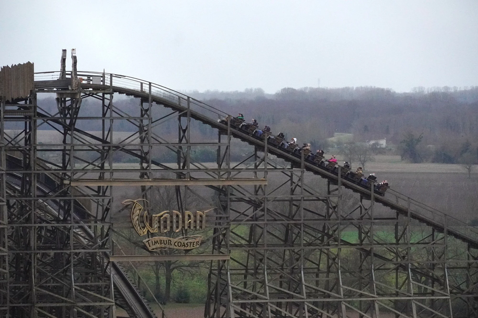 Wodan Timbur Coaster at Europa Park on a Coaster Breaks Germany Theme Park Tour manufactured by Great Coasters International