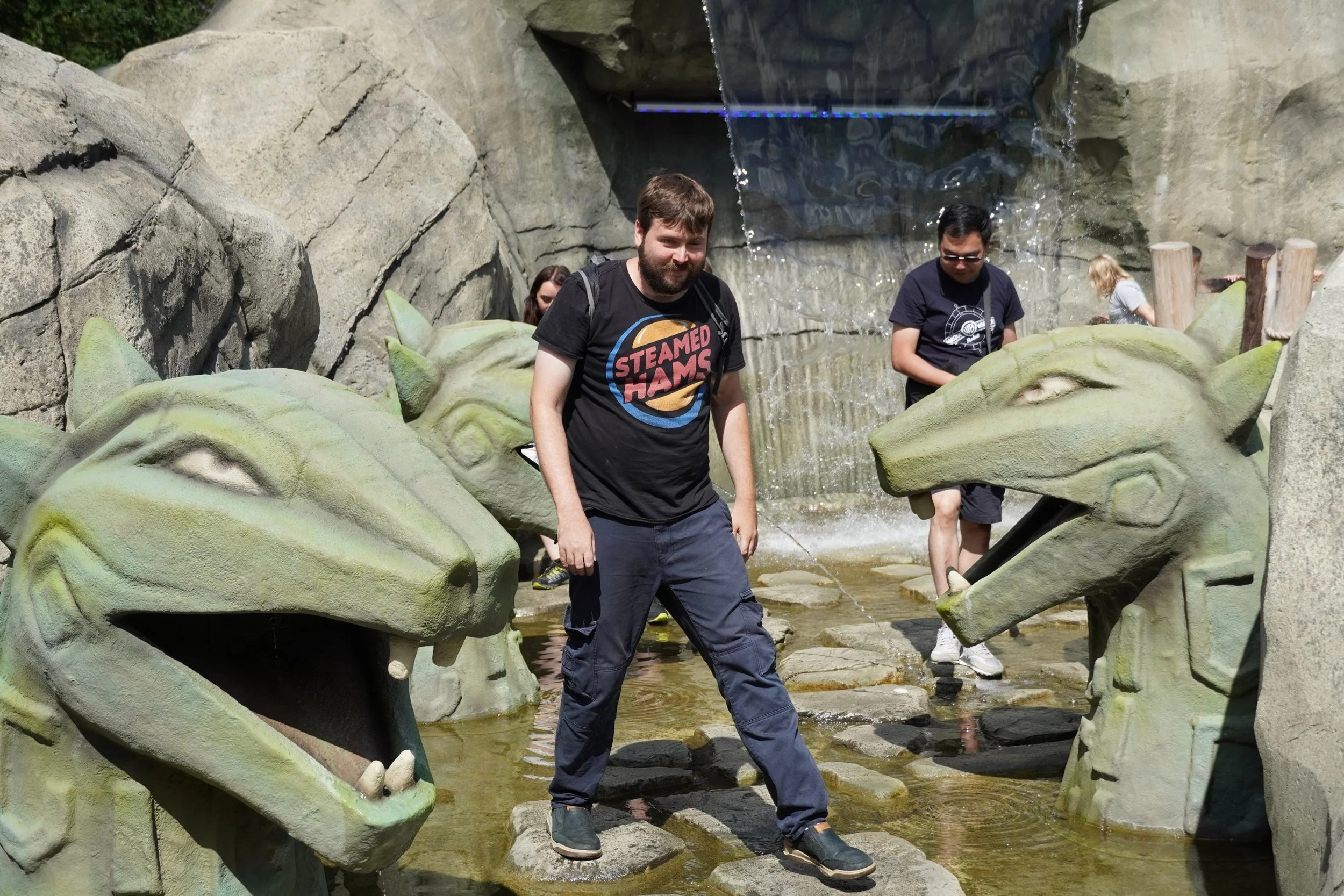Guest walk Through Attraction Ride at Djurs Sommerland Theme Park in Denmark on a Coaster Breaks Scandinavian tour