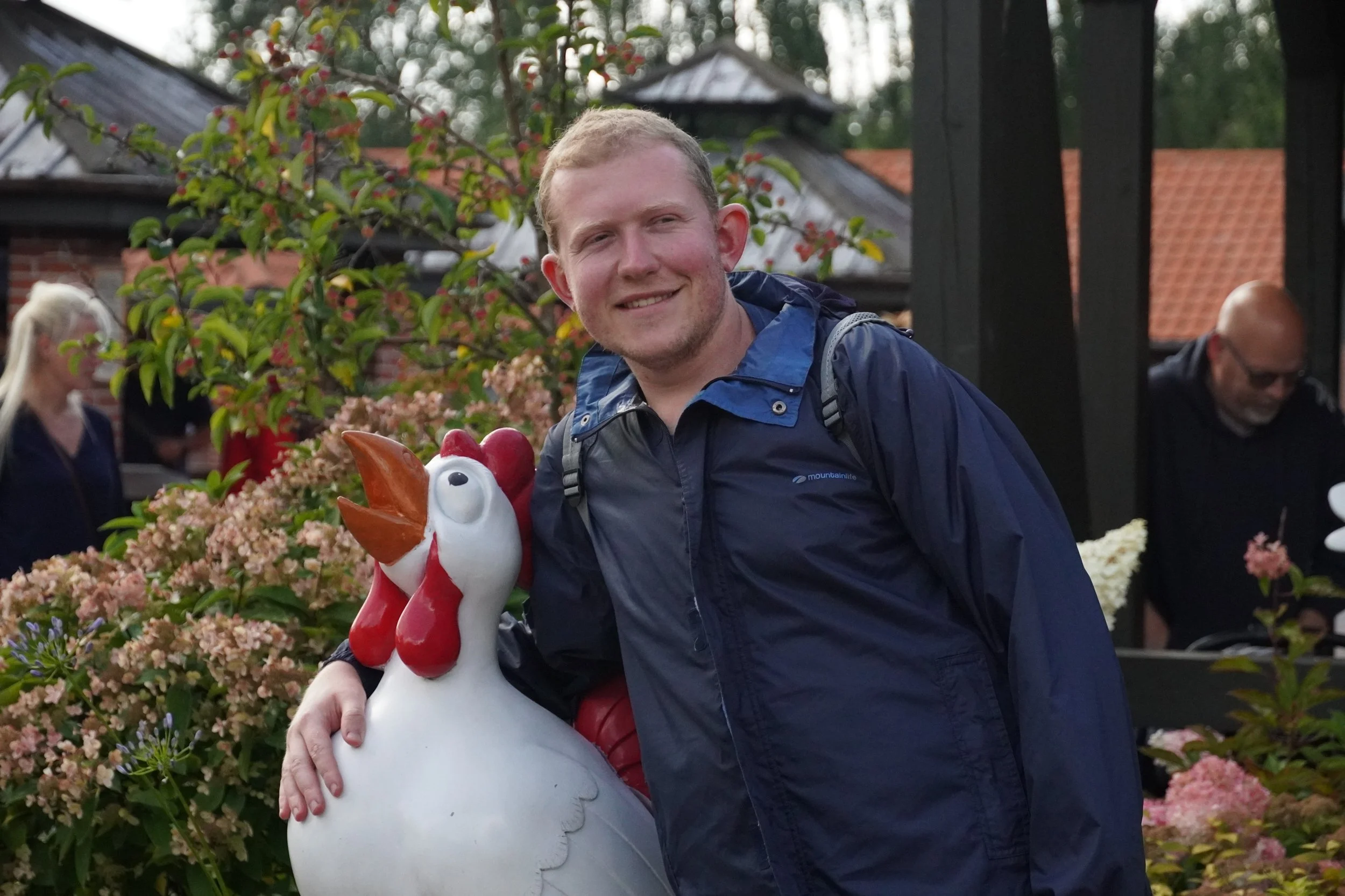 Guest enjoying a day out at Djurs Sommerland Theme Park in Denmark on a Coaster Breaks Scandinavian tour