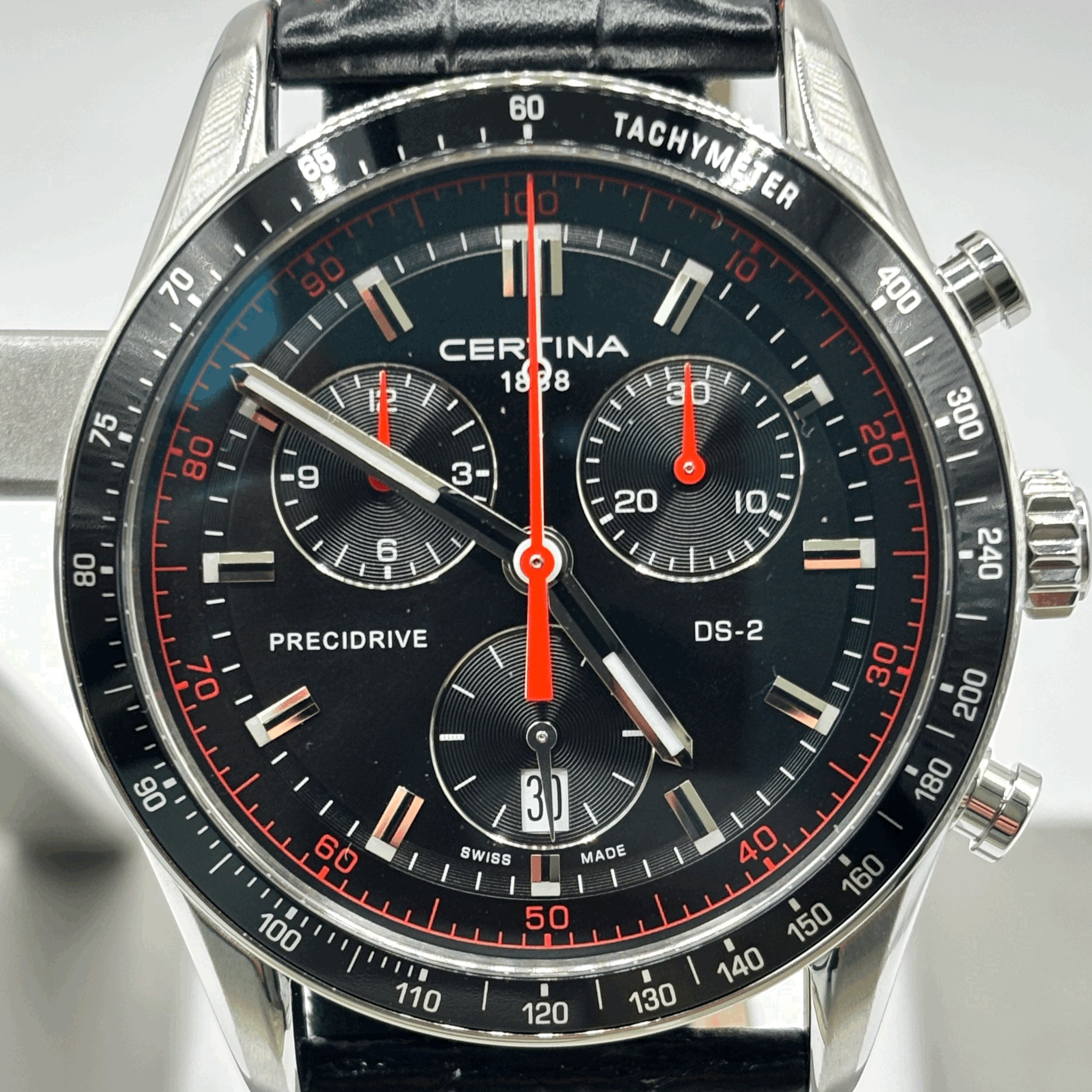 SOLD WH831 Certina DS-2 Chrono 1/100 Sec Quartz, model C024.447.16.051.03 (Undated)