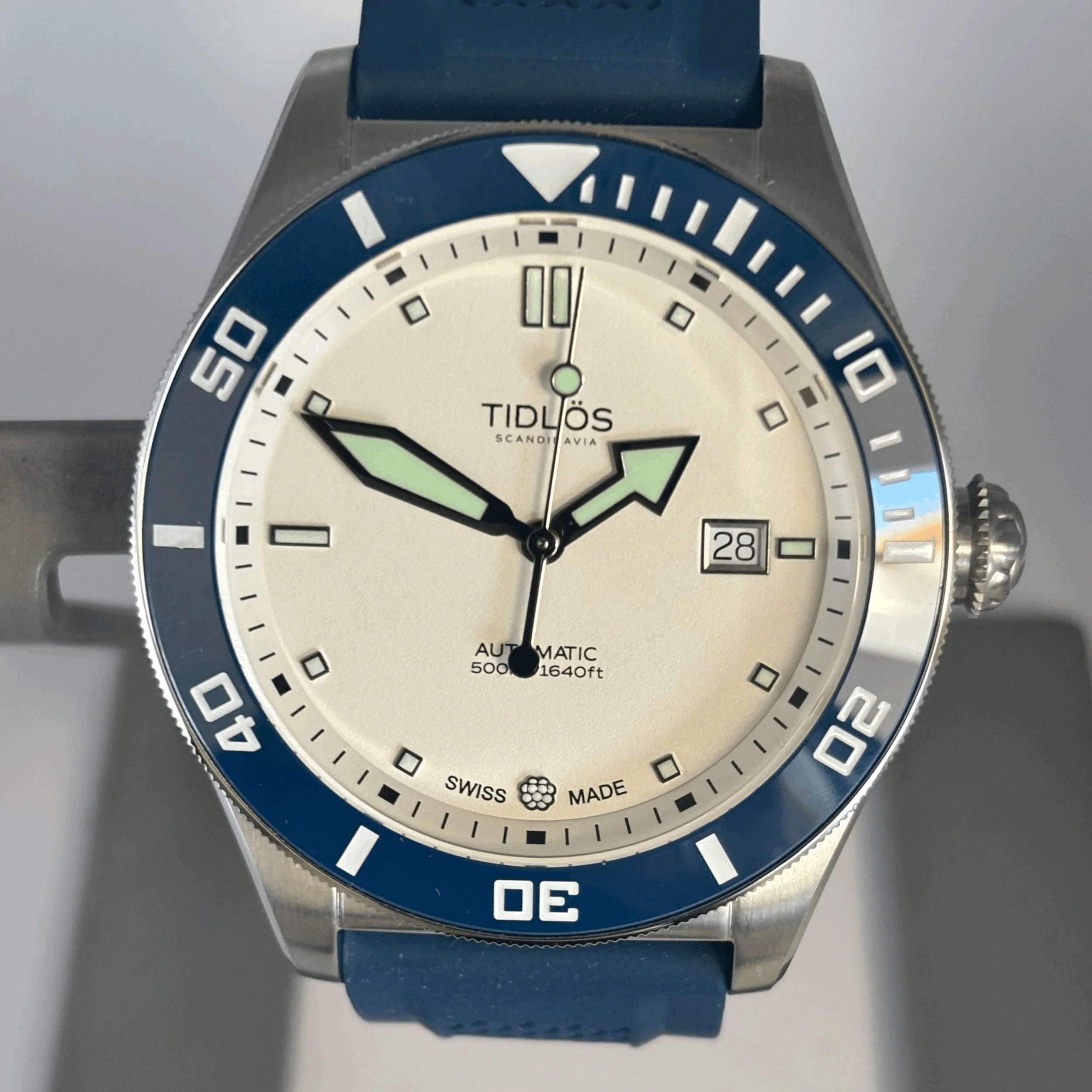 SOLD WH810 TIDLÖS Marin White 44mm Swiss Automatic diver's watch (05/2022)