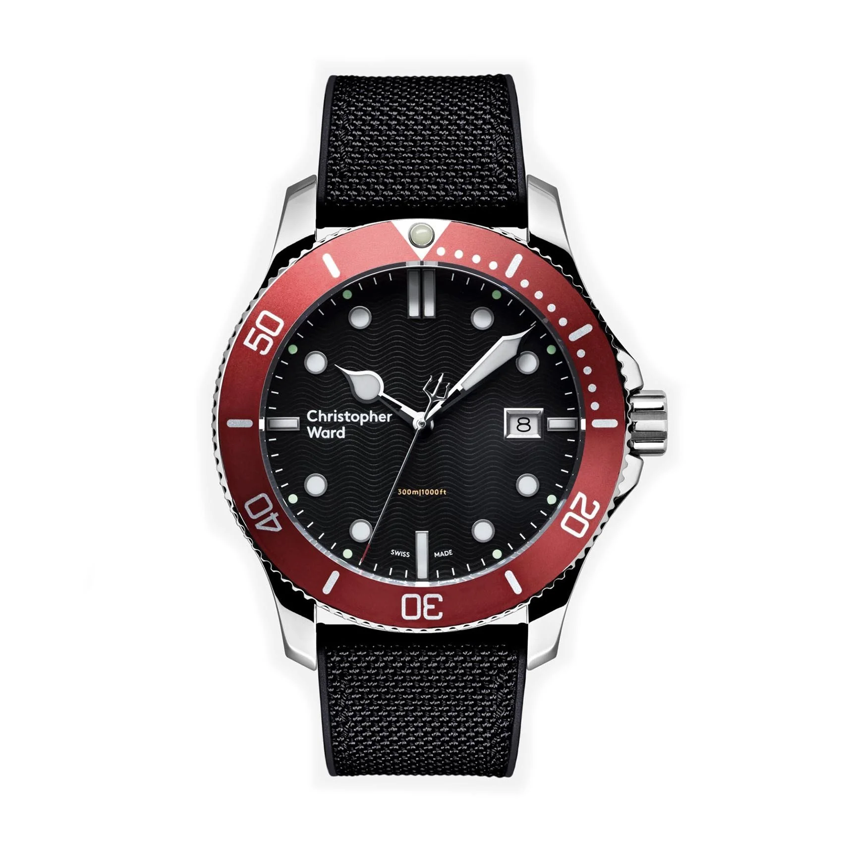 C60 Trident 300 Quartz 43mm Mk2.5 New Old Red (2021)