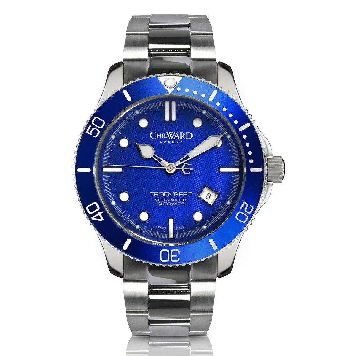 SOLD C60 Trident Pro Automatic Mk1 blue (Undated c. 2012 to 2014)