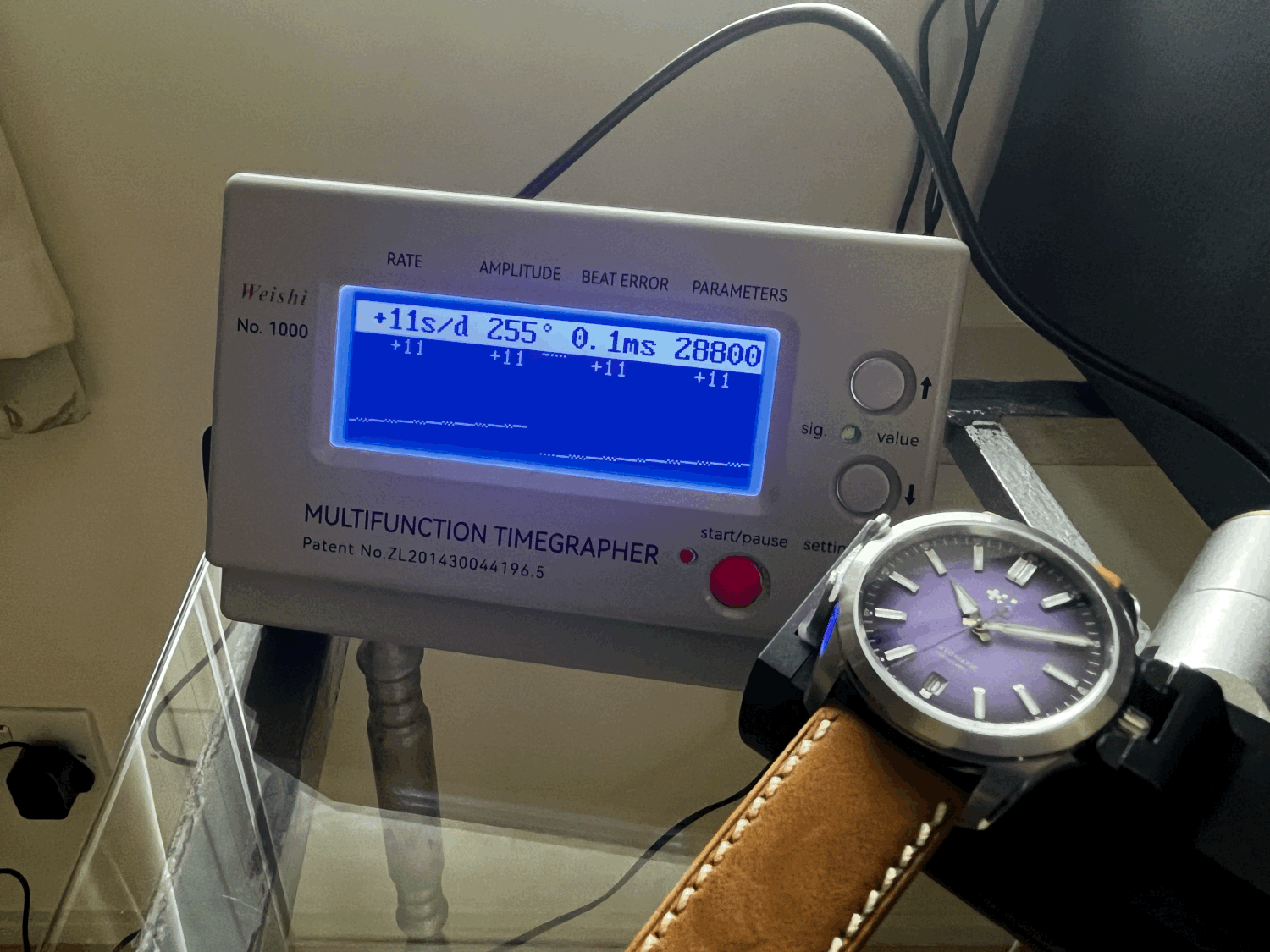 SOLD WH91 C63 Sealander Foxglove purple 36mm Limited Edition (01