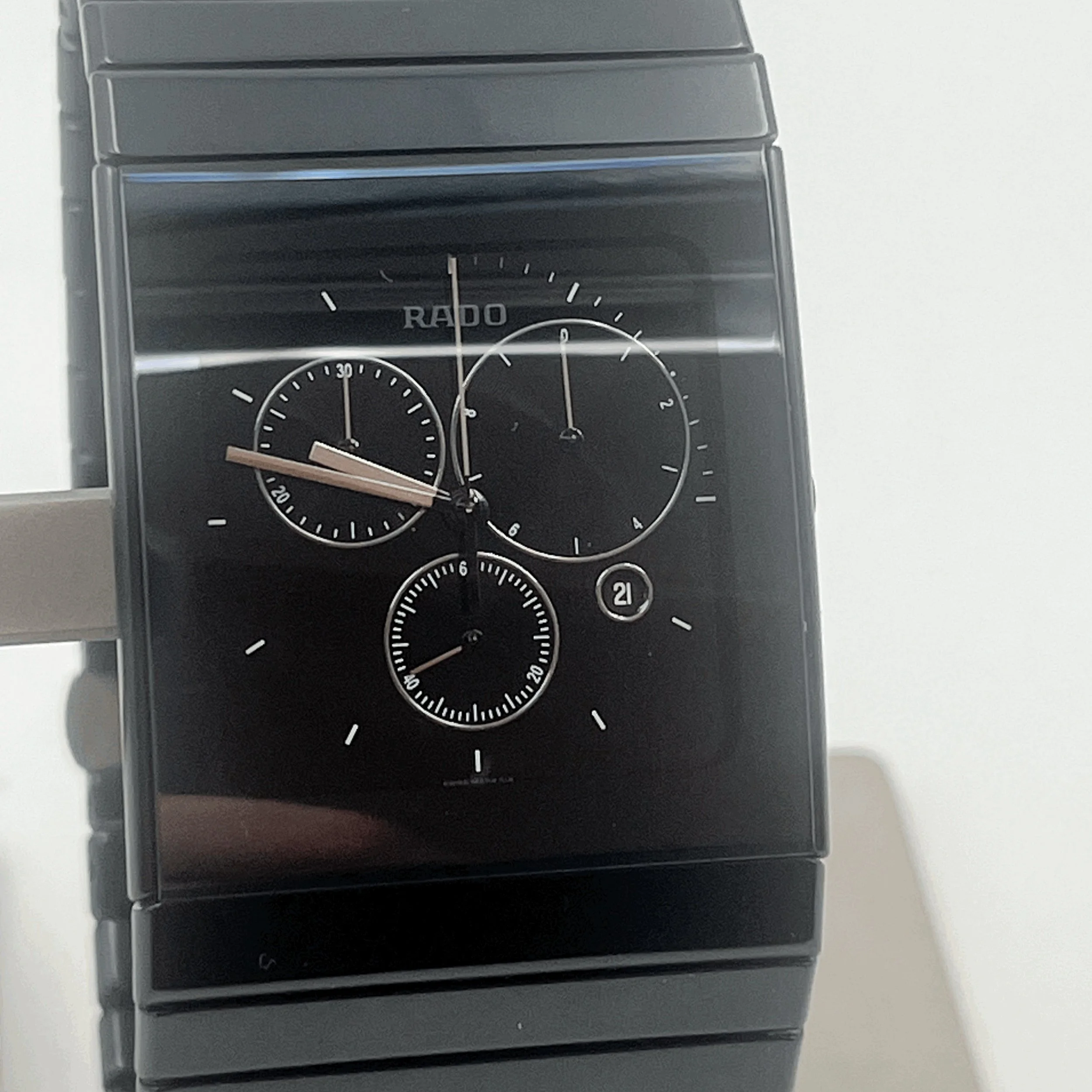 SOLD SI WH208 GATECRASHER! Rado Diastar Ceramica Chronograph R21715152 538.0715.3 (09/2008)