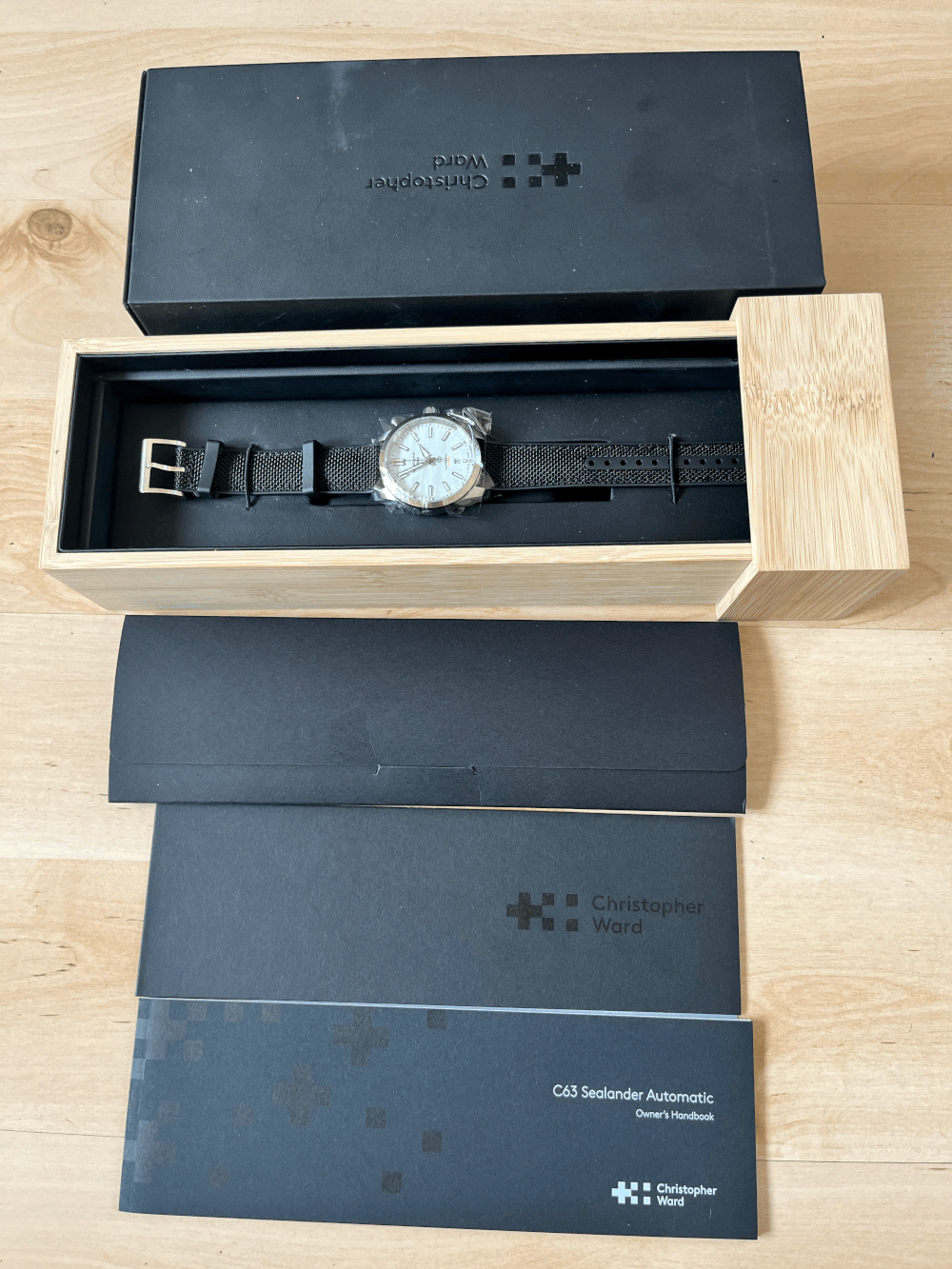 SOLD WH206 C63 Sealander White 39mm (05/2021) — Ward Hoard