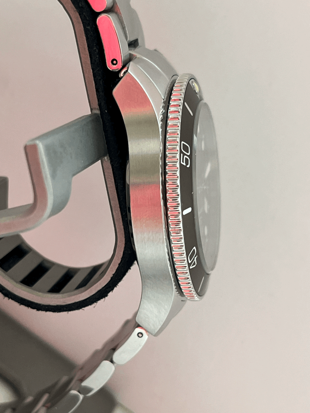 SOLD WH177 C60 Trident Pro Automatic Mk1 charcoal bezel head only