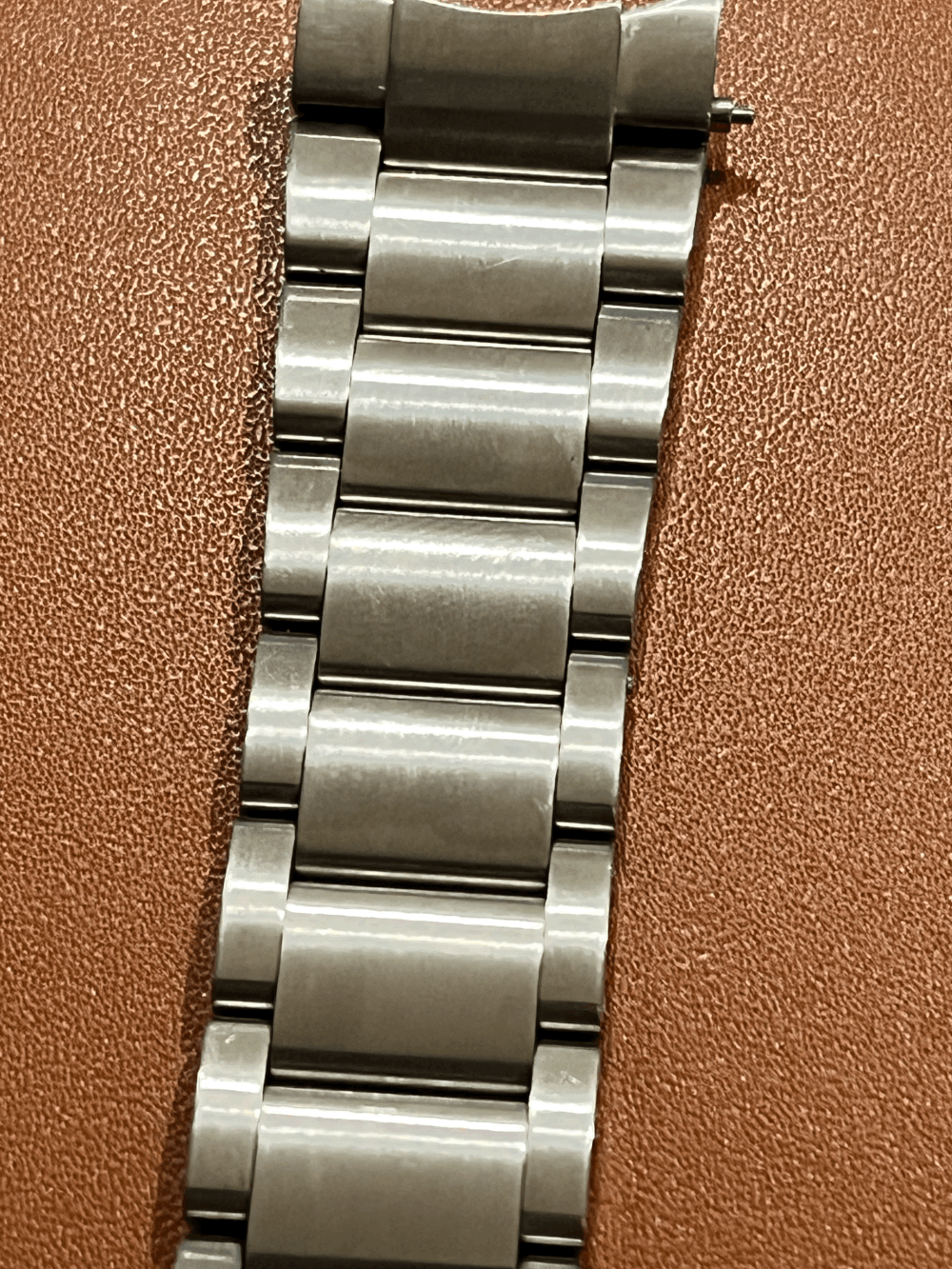 SOLD ST173 Lighly used brushed bracelet with ratchet adjustment