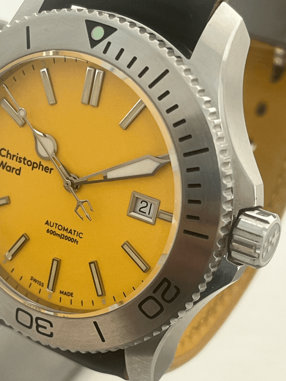 SOLD WH276 C60 Trident Pro 600 316L Yellow Limited Edition 43mm