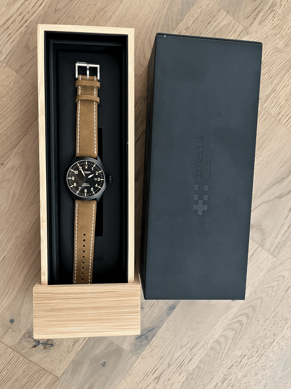 SOLD WH278 C8 Pilot Mk2 DLC 44mm Aviation watch (Undated) — Ward Hoard